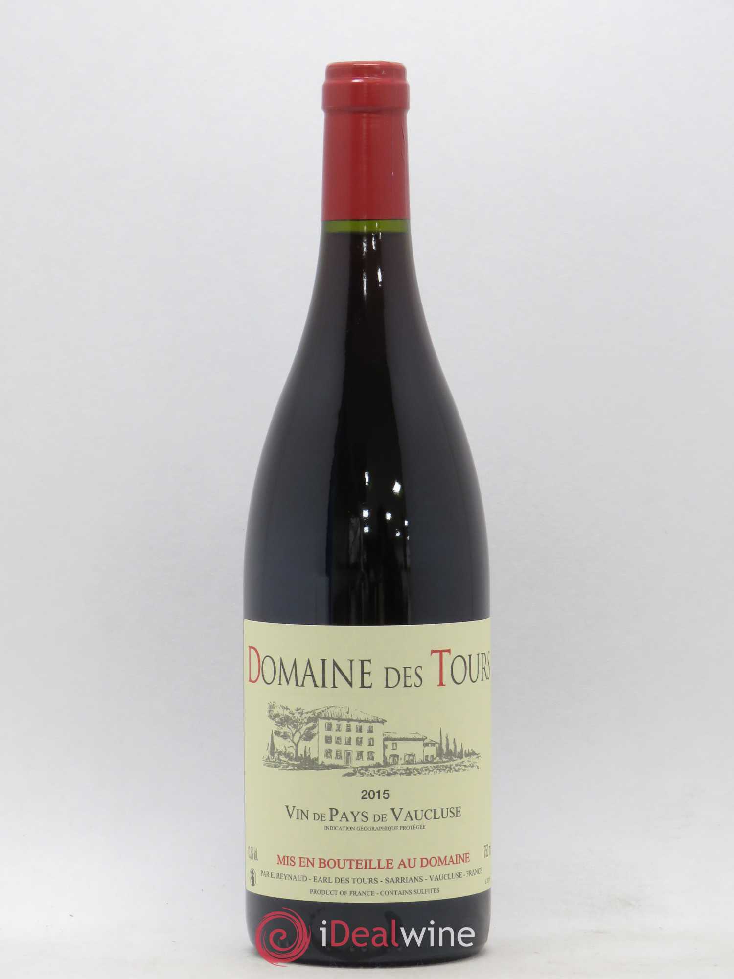 Vaucluse (Vin de Pays de Vaucluse) Domaine des Tours Emmanuel Reynaud 2015 - Lot de 1 bouteille - 0