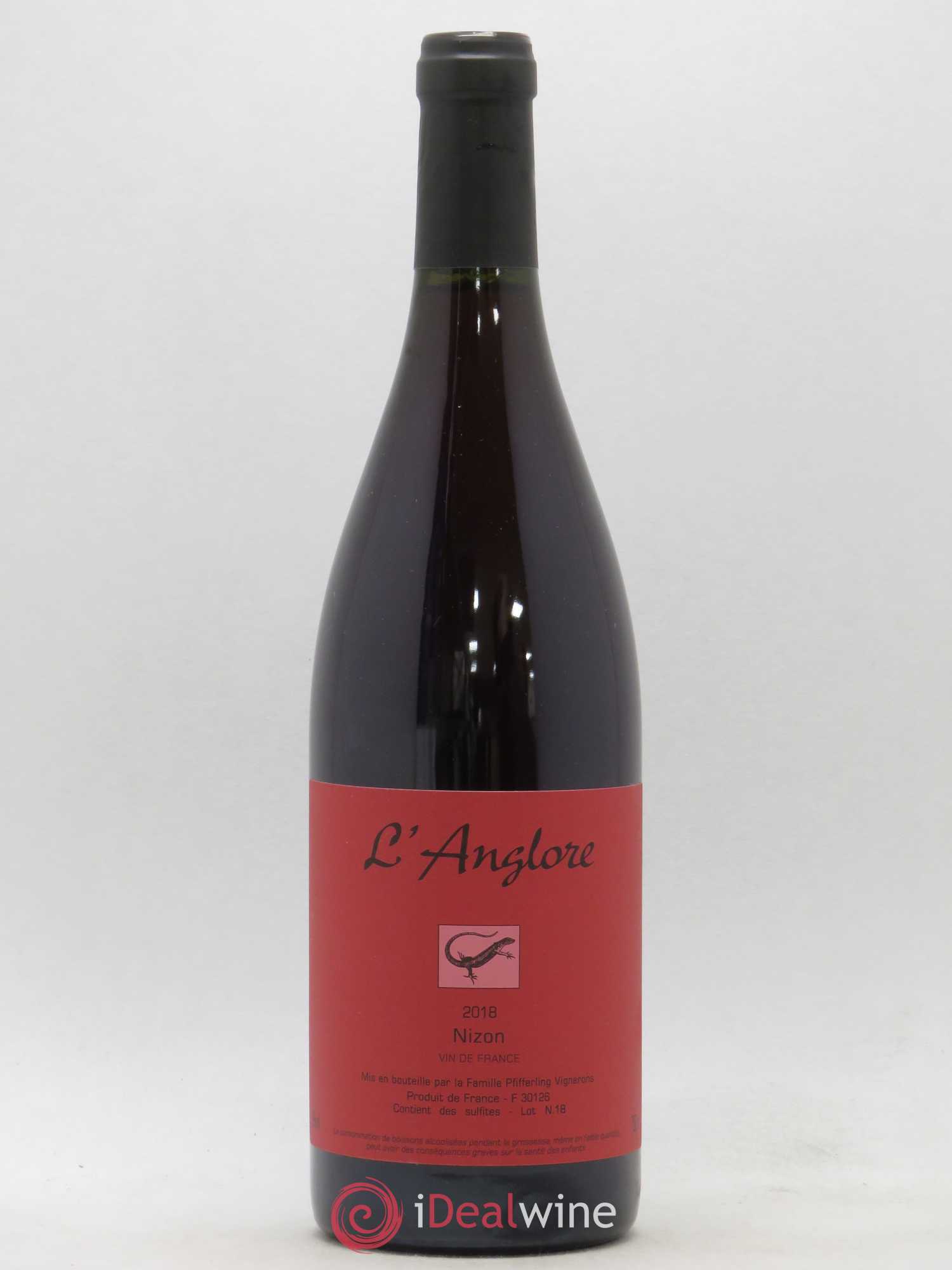 Vin de France Nizon L'Anglore 2018 - Lot de 1 bouteille - 0