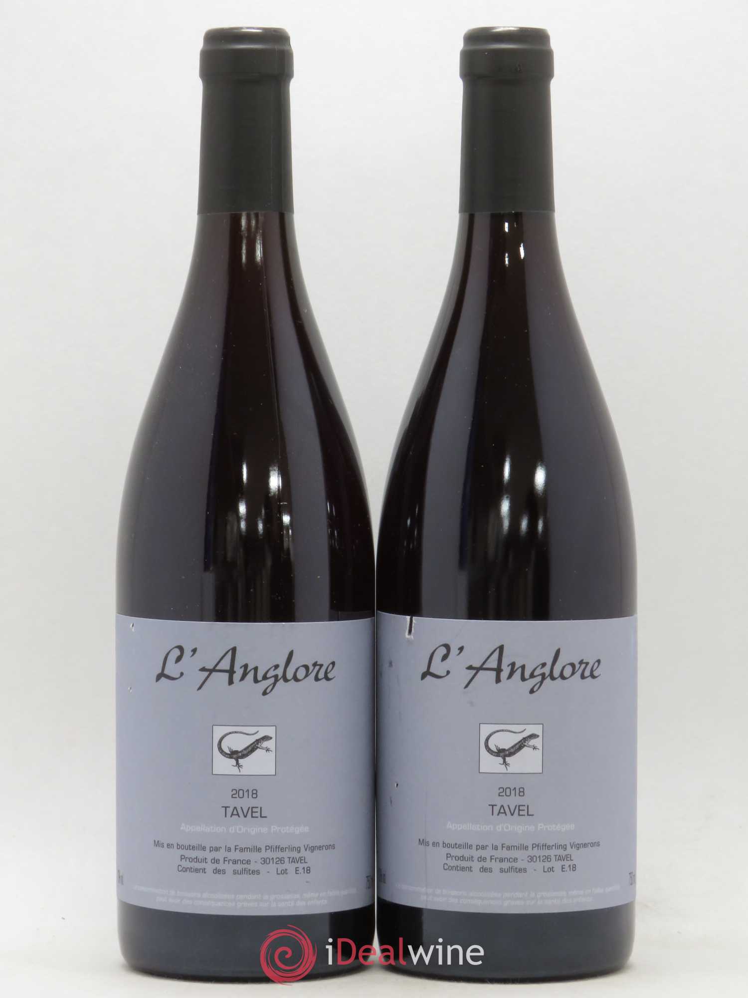 Tavel L'Anglore 2018 - Posten von 2 Flaschen - 0