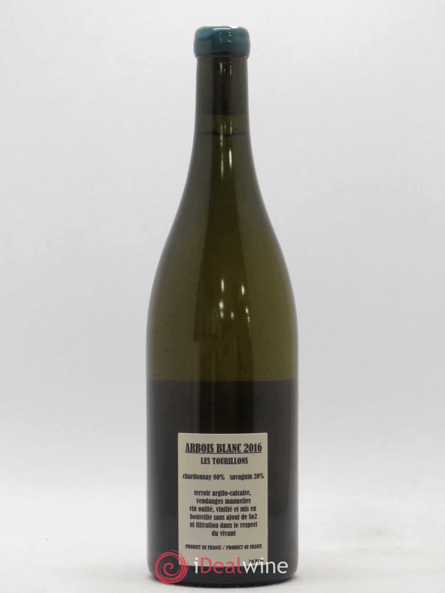 Arbois Chardonnay Savagnin Les Tourillons Adeline Houillon & Renaud Bruyère 2016 - Lot de 1 bouteille - 1