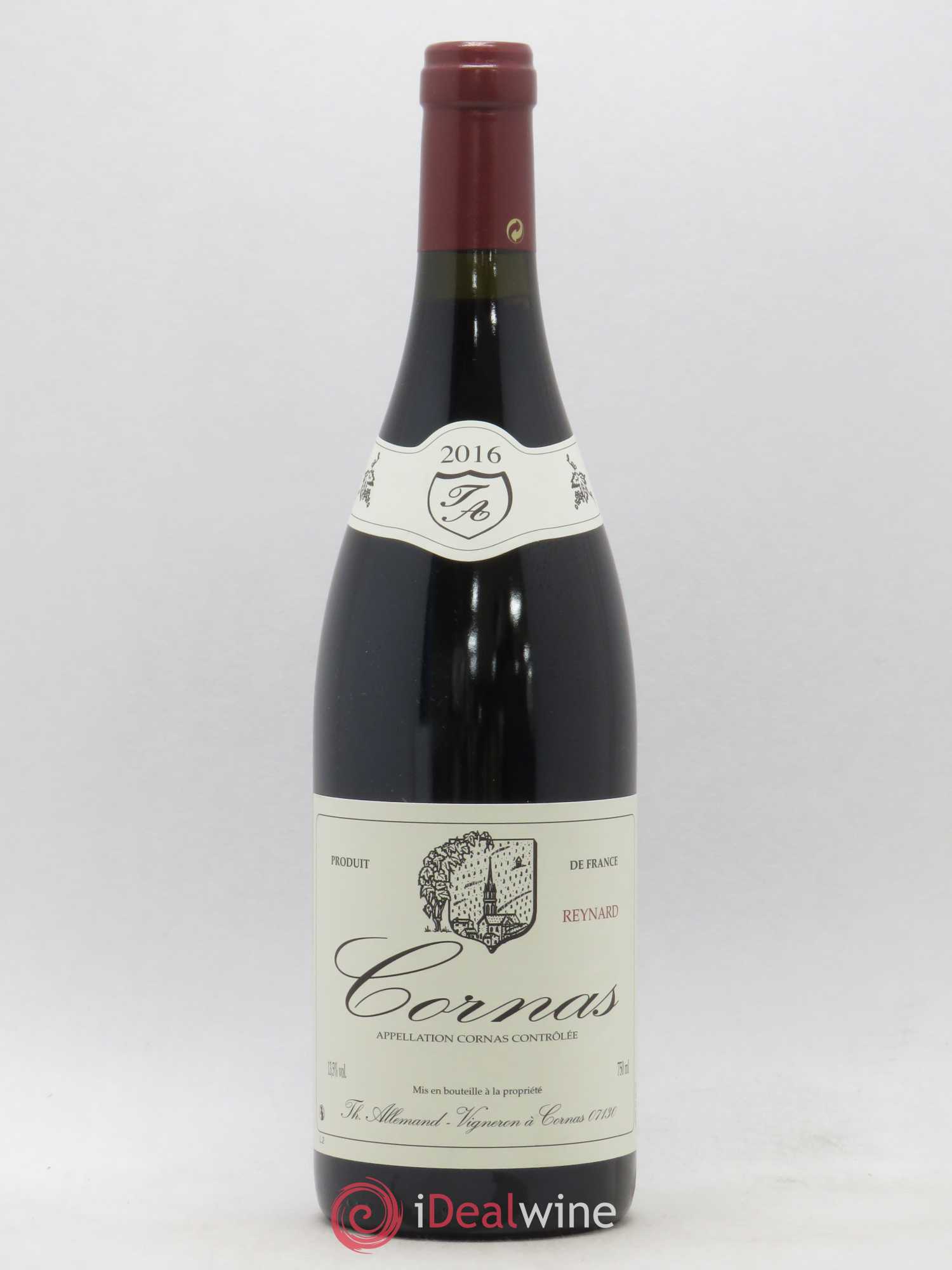 Cornas Reynard Thierry Allemand 2016 - Lot de 1 bouteille - 0