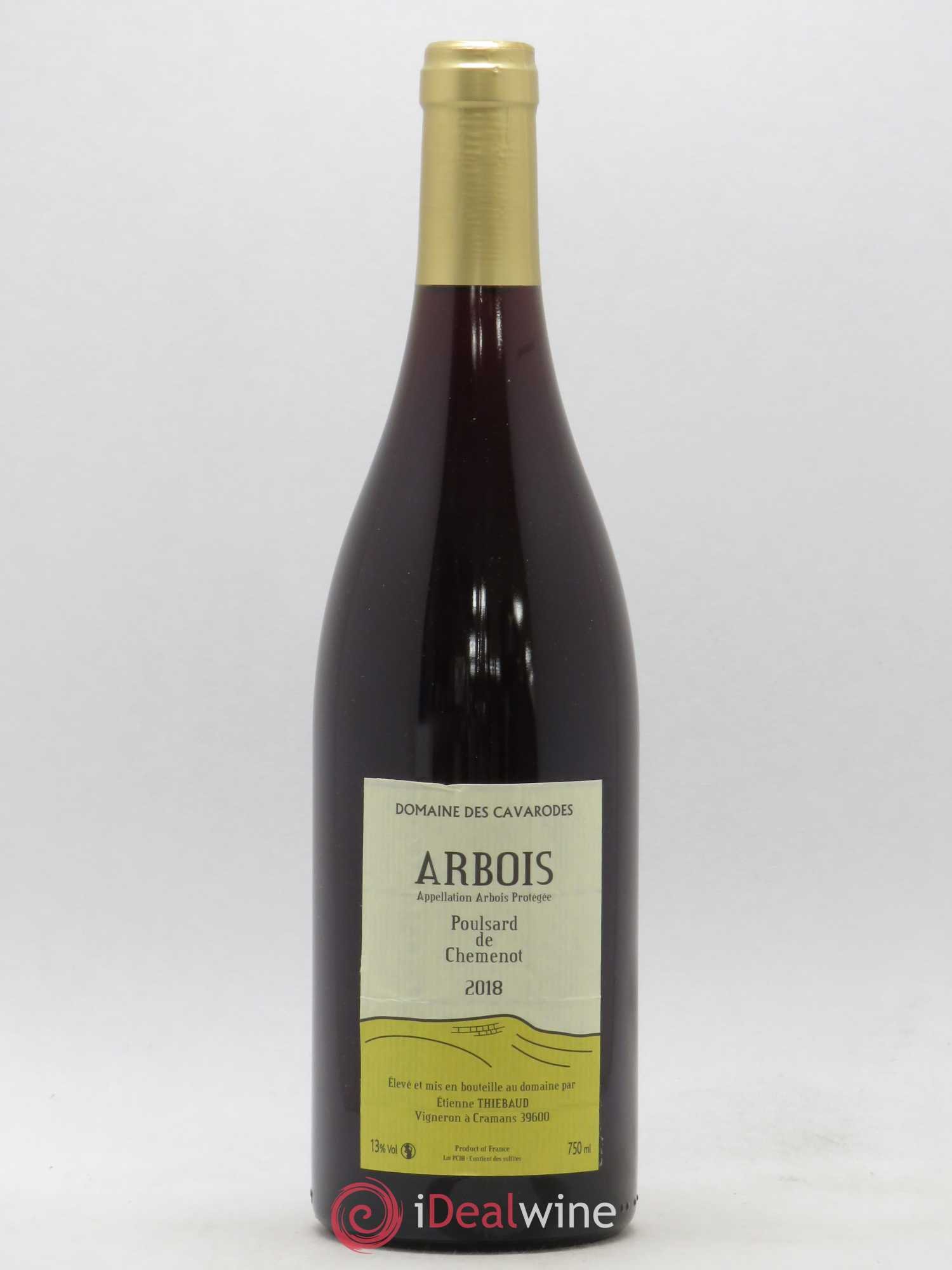 Côtes du Jura Poulsard Chemenot Domaine des Cavarodes 2018 - Posten von 1 Flasche - 0