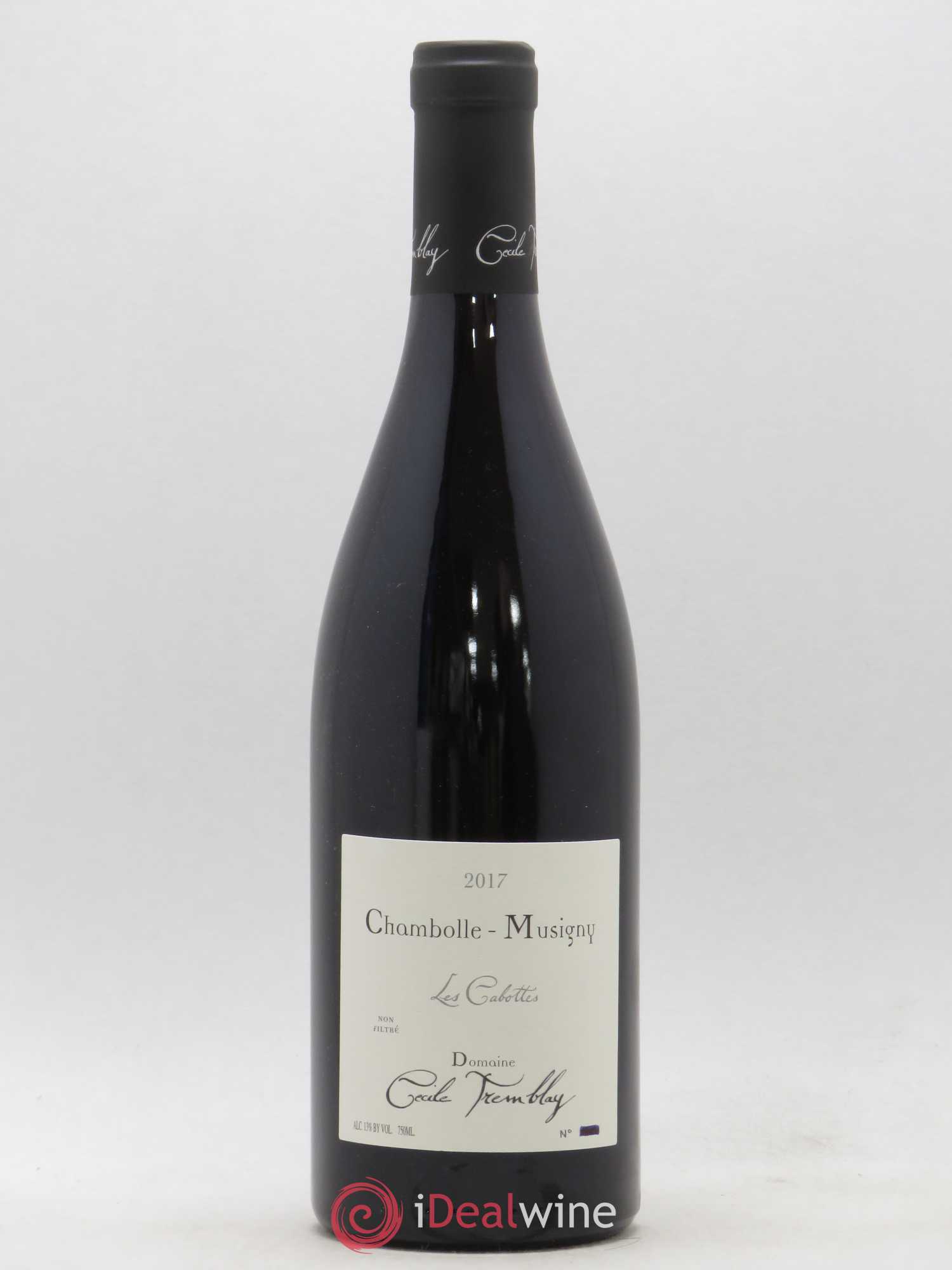 Chambolle-Musigny Les Cabottes Cécile Tremblay 2017 - Lot de 1 bouteille - 0