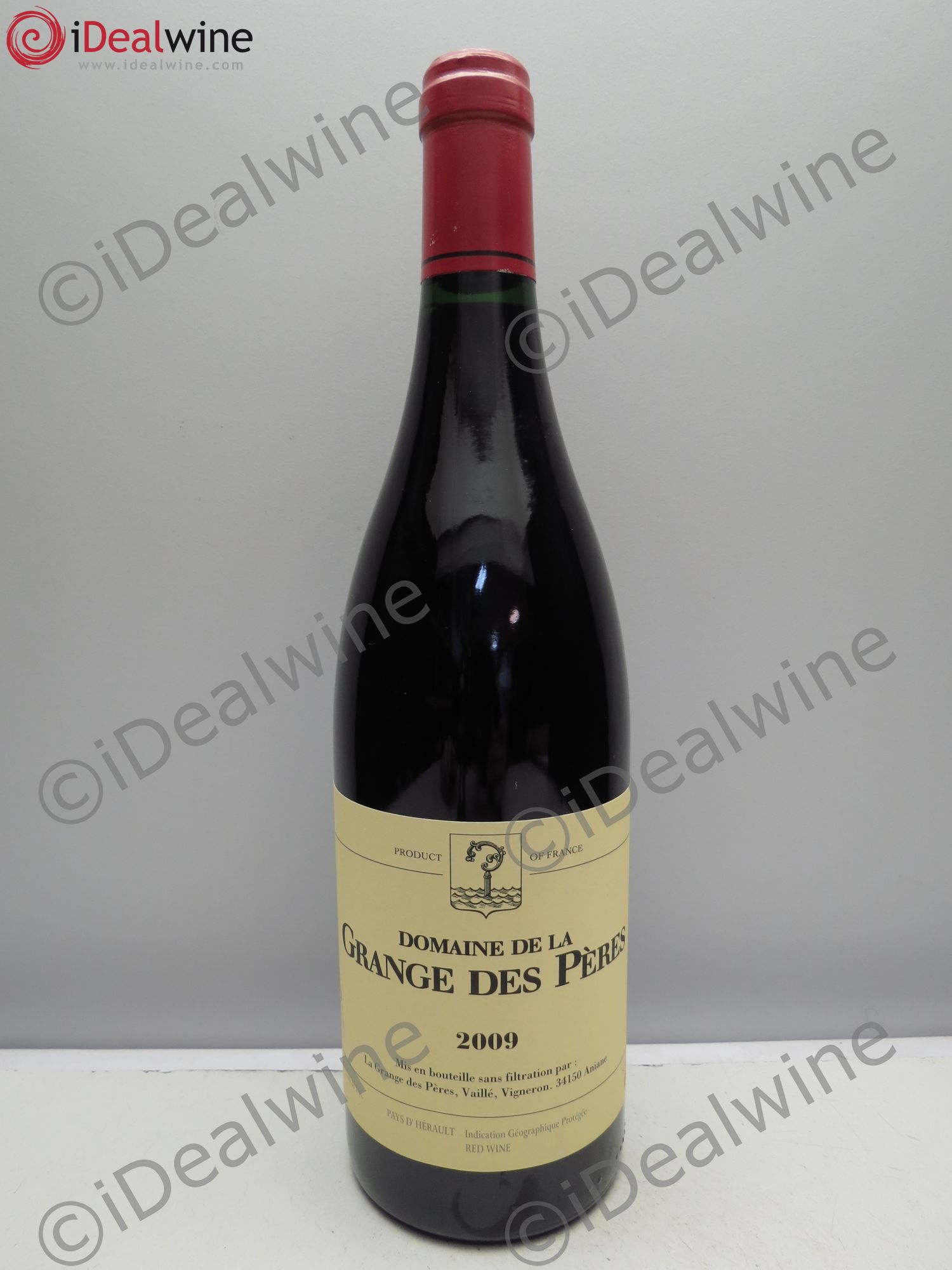 Pays d'Hérault Grange des Pères Laurent Vaillé 2009 - Lot de 1 bouteille - 0