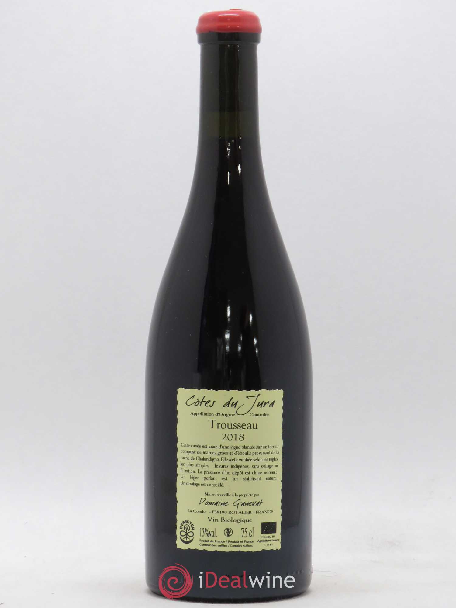 Côtes du Jura Plein Sud Jean-François Ganevat (Domaine) 2018 - Lot de 1 bouteille - 1