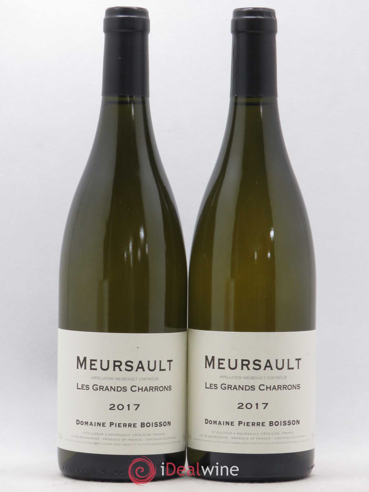 Meursault Les Grands Charrons Pierre Boisson (Domaine) 2017 - Lot de 2 bouteilles - 0