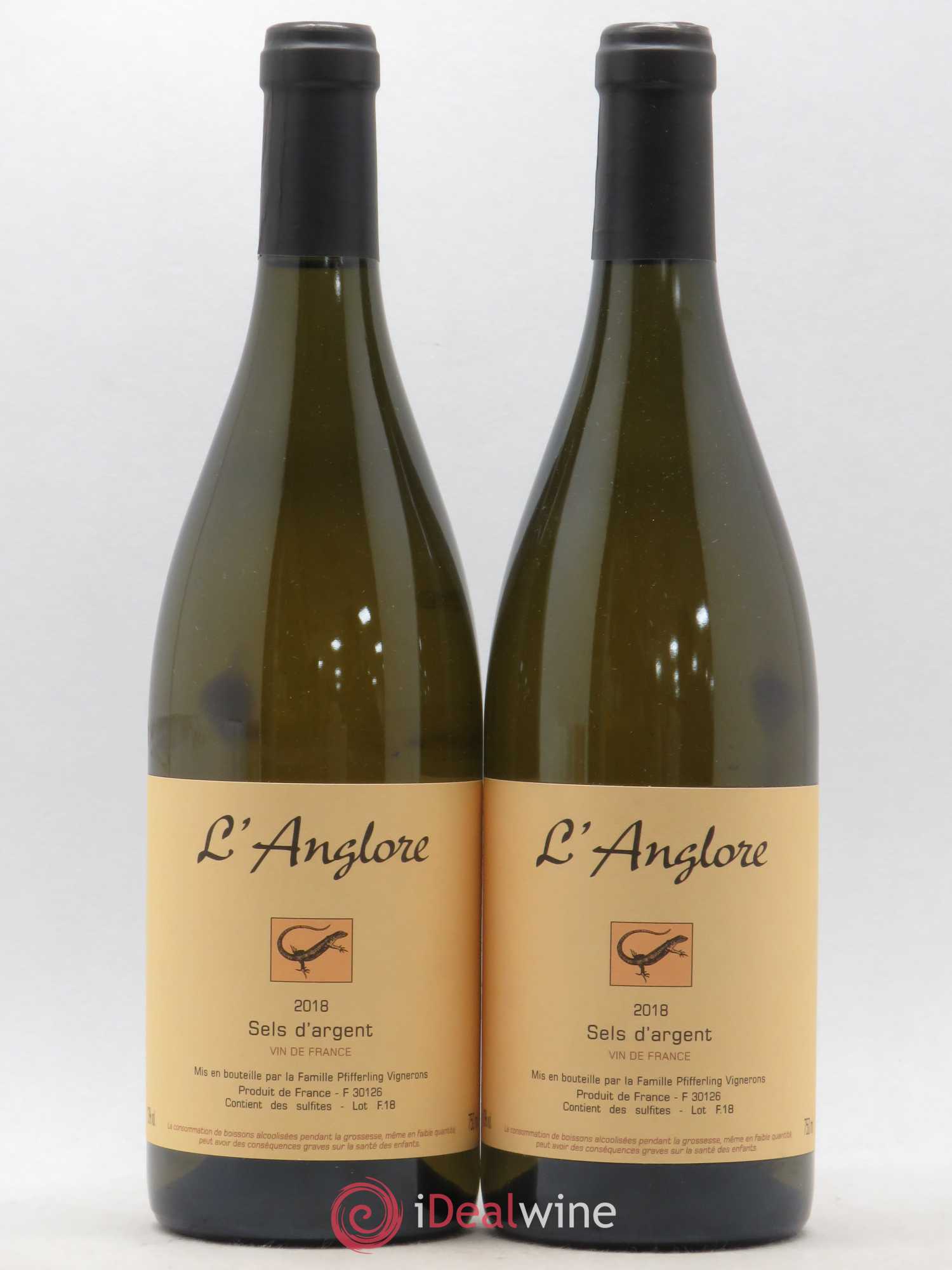 Vin de France Sels d'argent L'Anglore 2018 - Lot de 2 bouteilles - 0