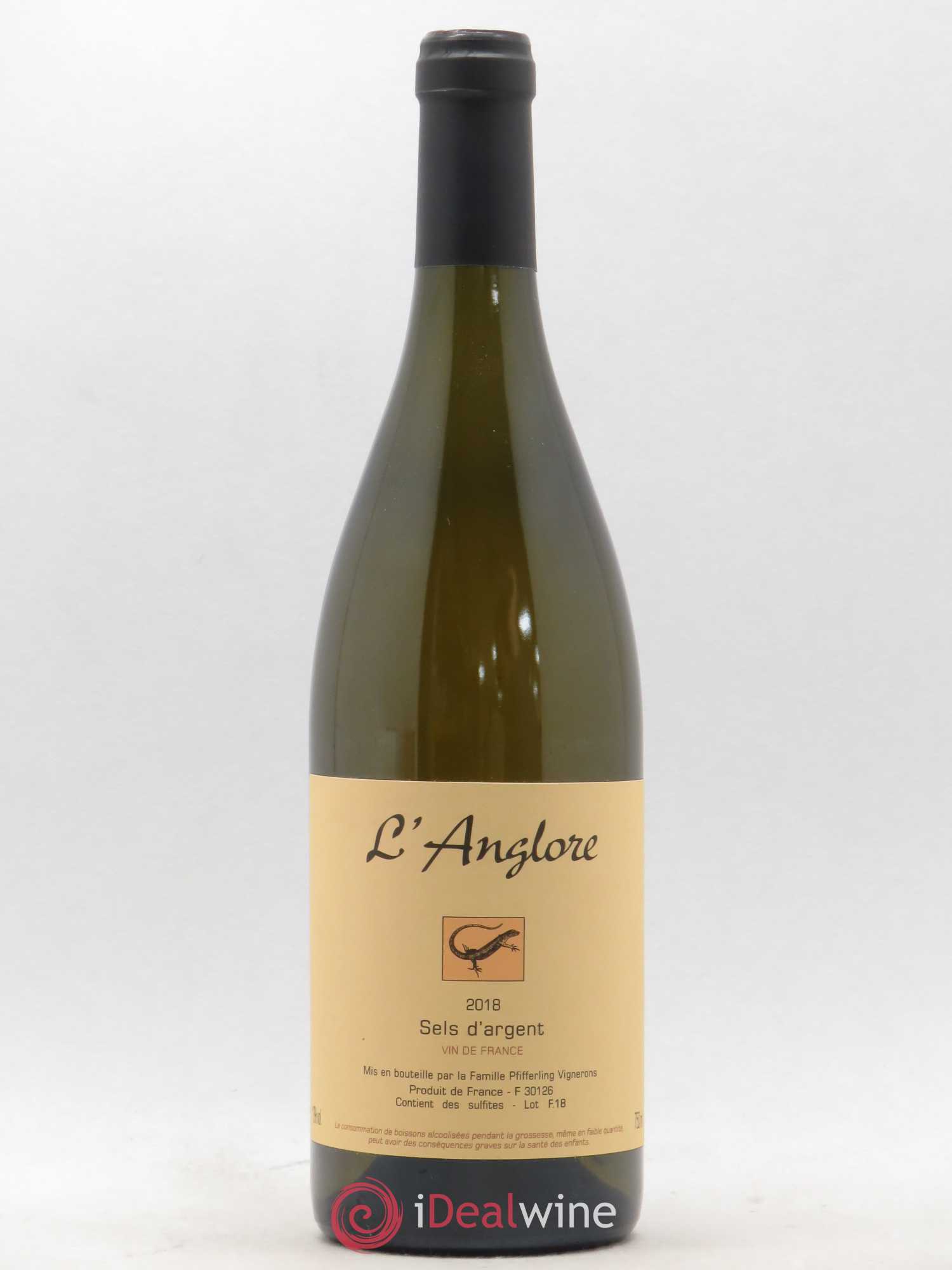 Vin de France Sels d'argent L'Anglore 2018 - Lot de 1 bouteille - 0