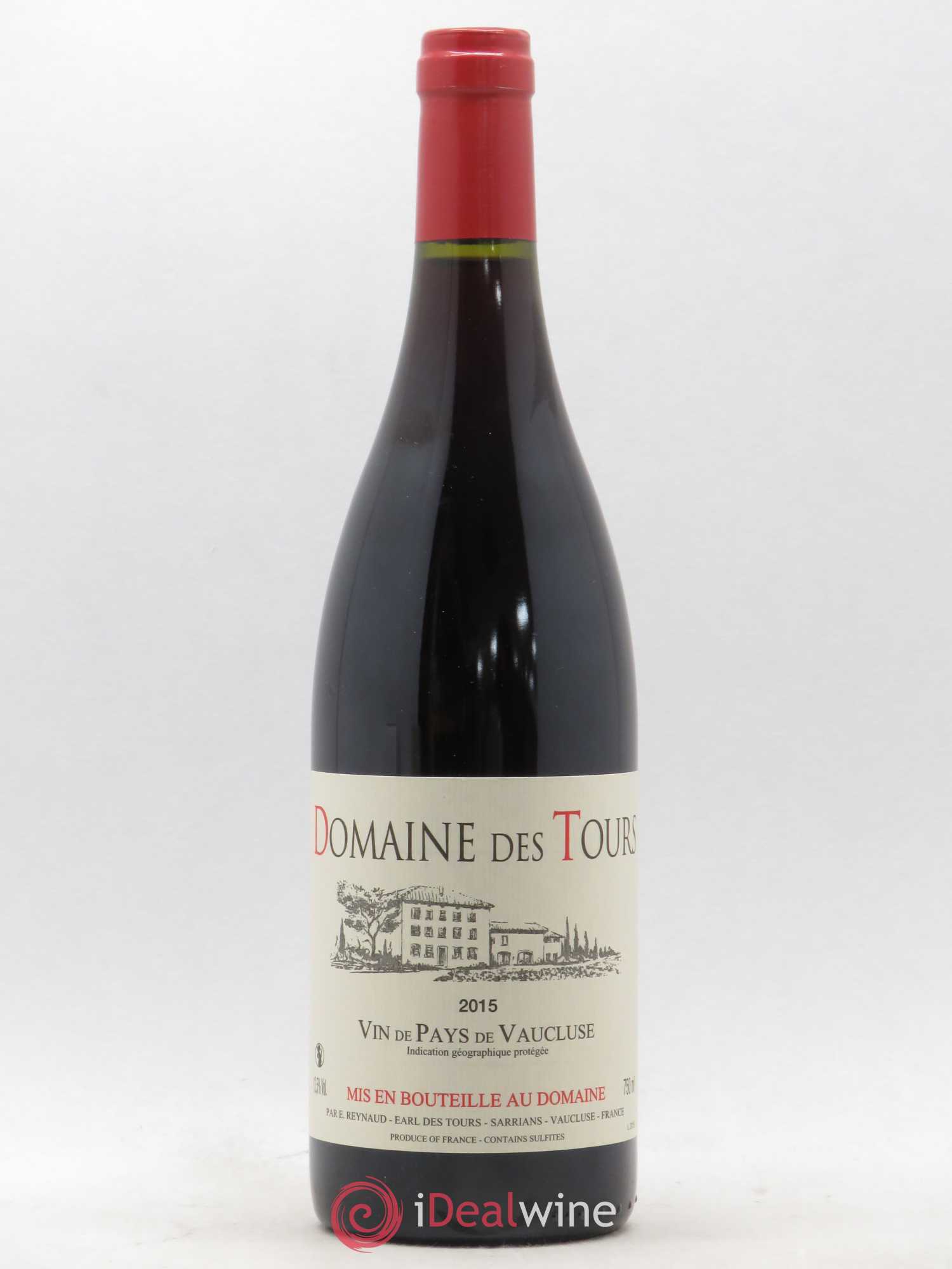 Vaucluse (Vin de Pays de Vaucluse) Domaine des Tours Emmanuel Reynaud 2015 - Lot de 1 bouteille - 0