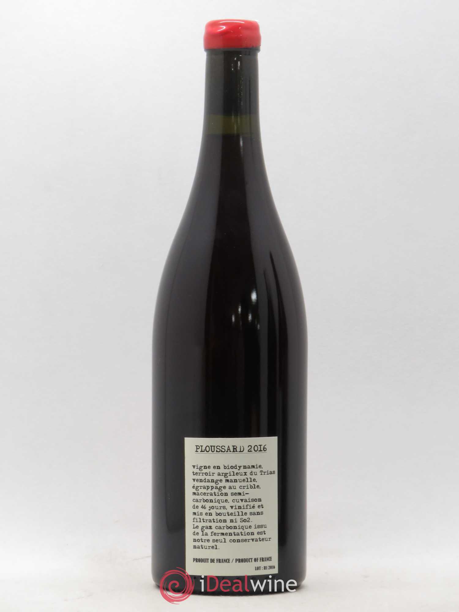 Arbois Ploussard Adeline Houillon & Renaud Bruyère 2016 - Lot de 1 bouteille - 1