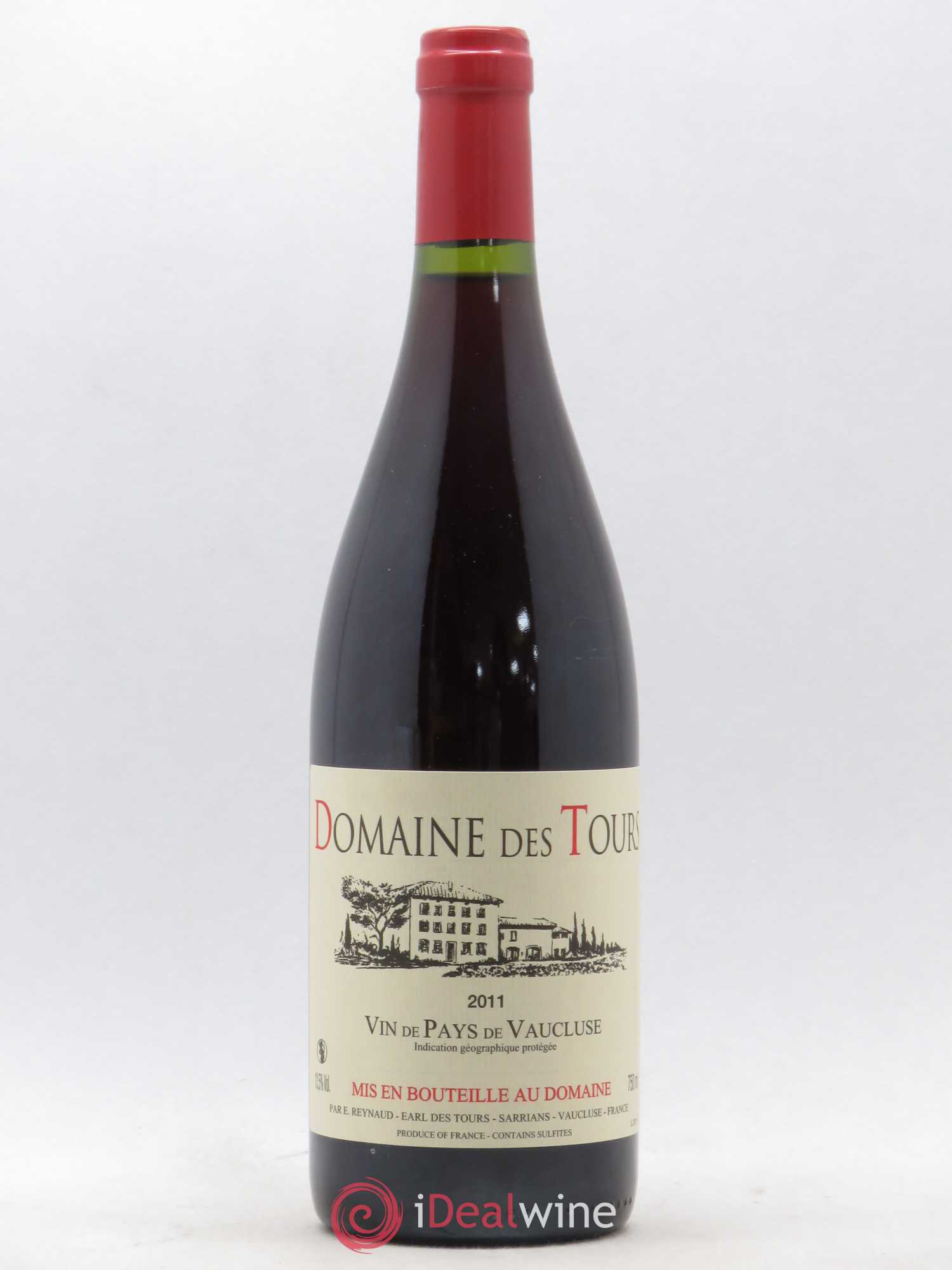 Vaucluse (Vin de Pays de Vaucluse) Domaine des Tours Emmanuel Reynaud 2011 - Posten von 1 Flasche - 0