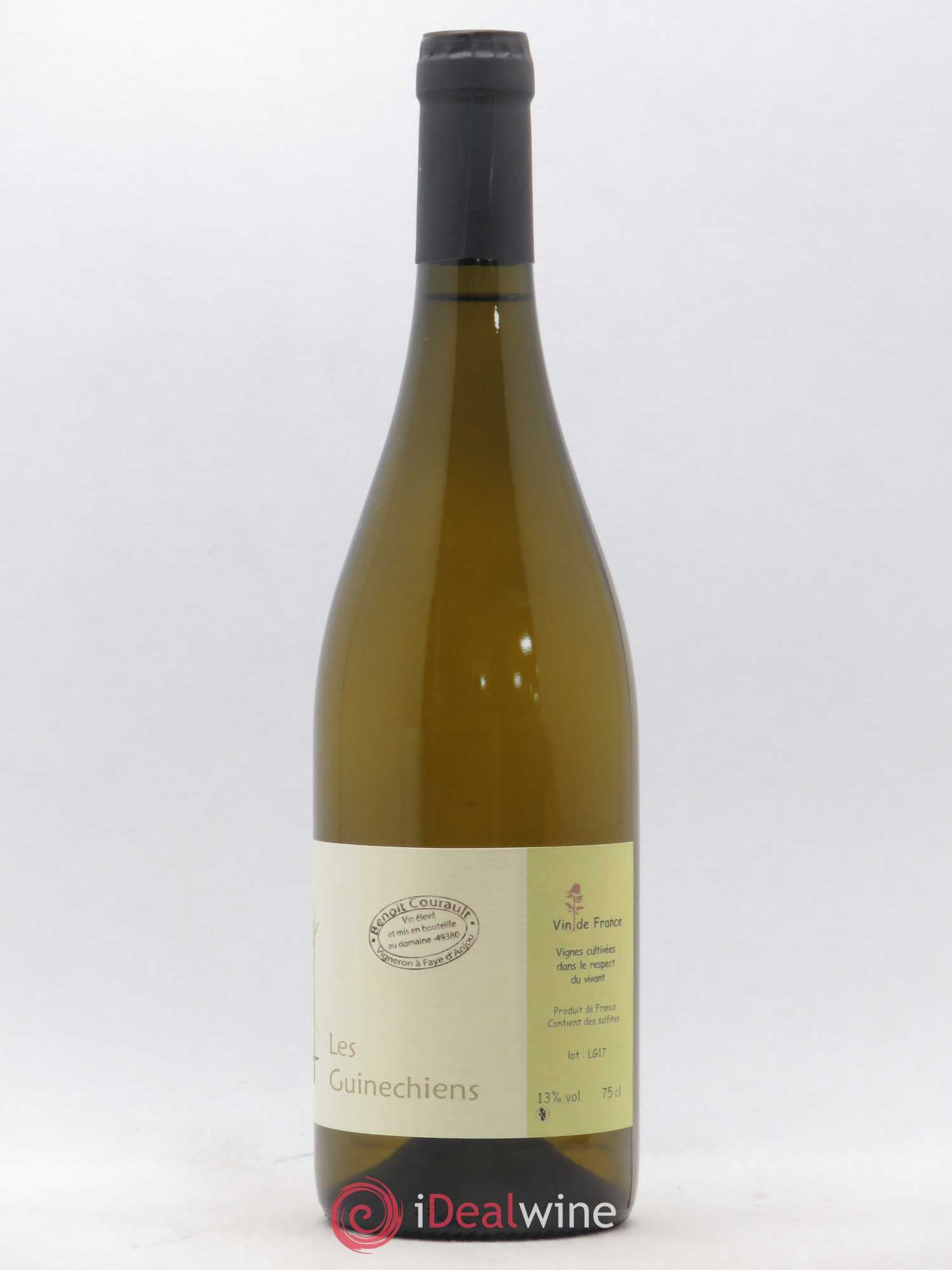 Vin de France Les Guinechiens Benoit Courault 2017 - Posten von 1 Flasche - 0