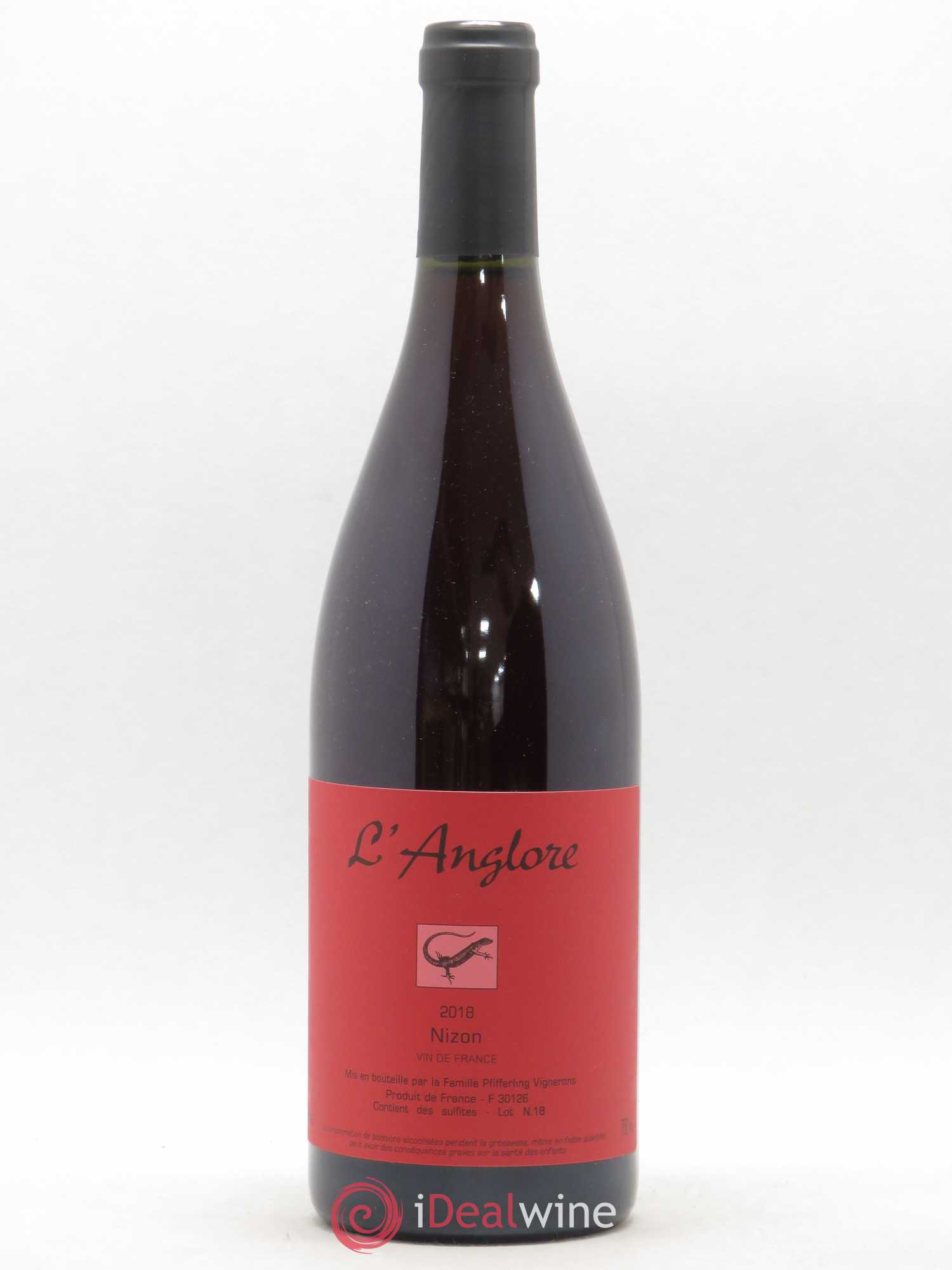 Vin de France Nizon L'Anglore 2018 - Lot de 1 bouteille - 0