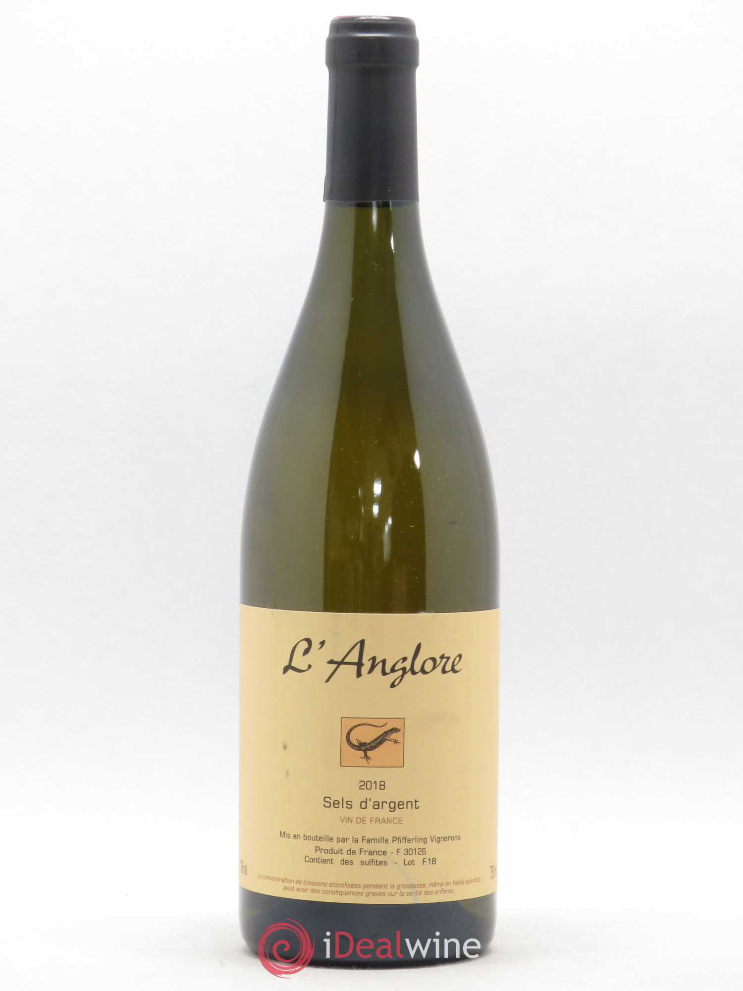 Vin de France Sels d'argent L'Anglore 2018 - Lot de 1 bouteille - 0