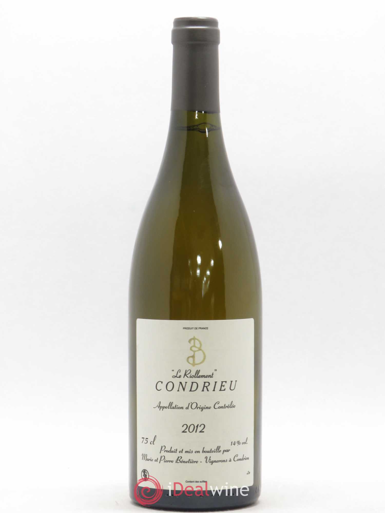 Condrieu Le Riollement Benetière 2012 - Posten von 1 Flasche - 0