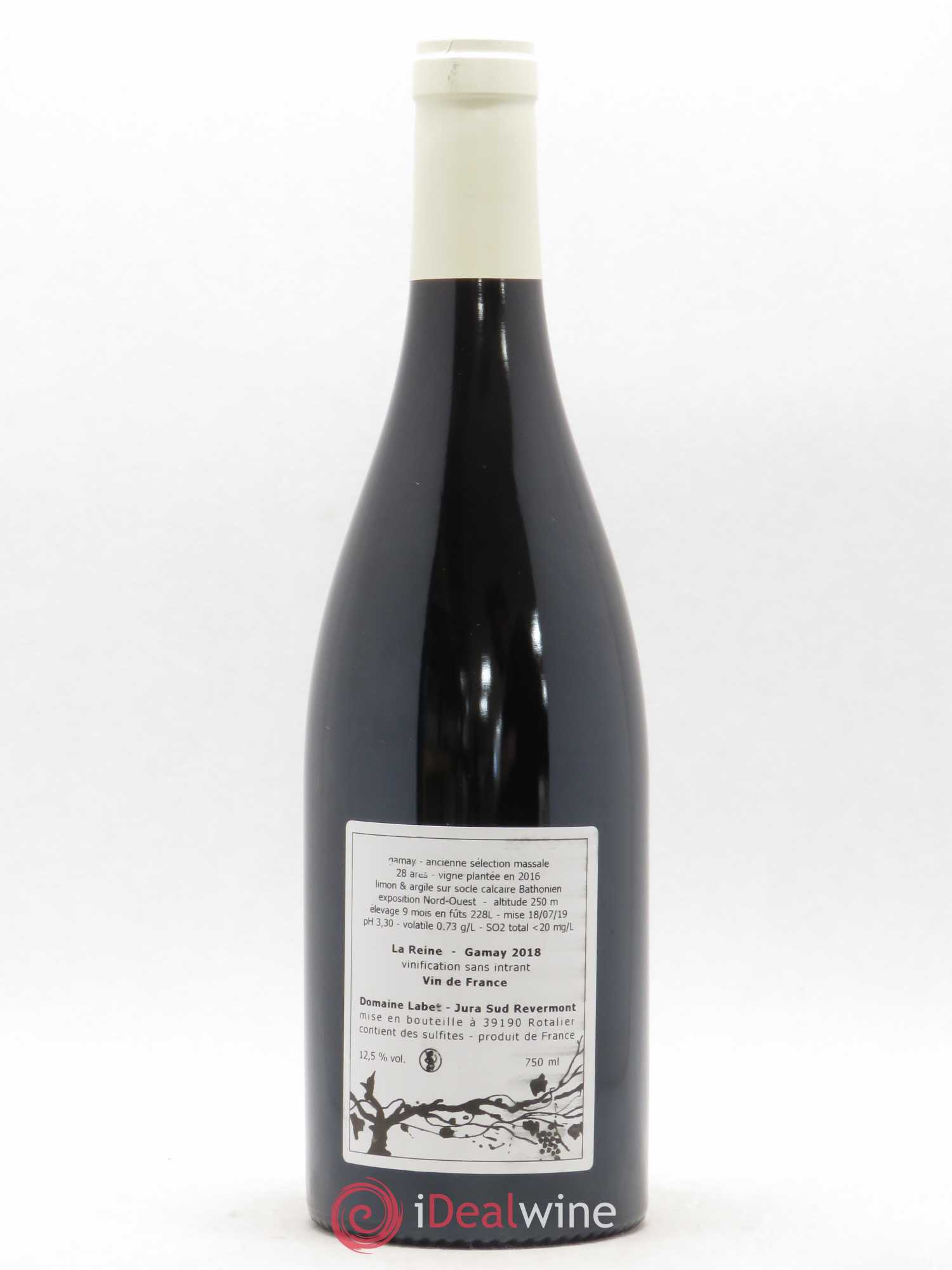 Vin de France Gamay La Reine Labet (Domaine) 2018 - Lot de 1 bouteille - 1