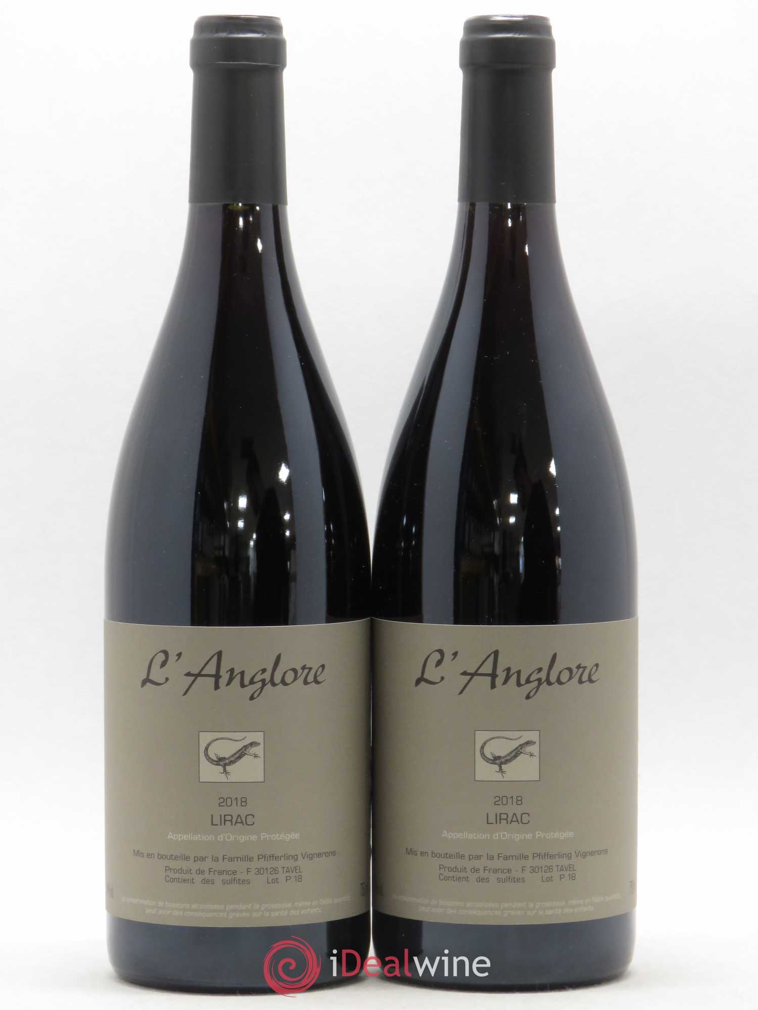 Lirac L'Anglore 2018 - Posten von 2 Flaschen - 0
