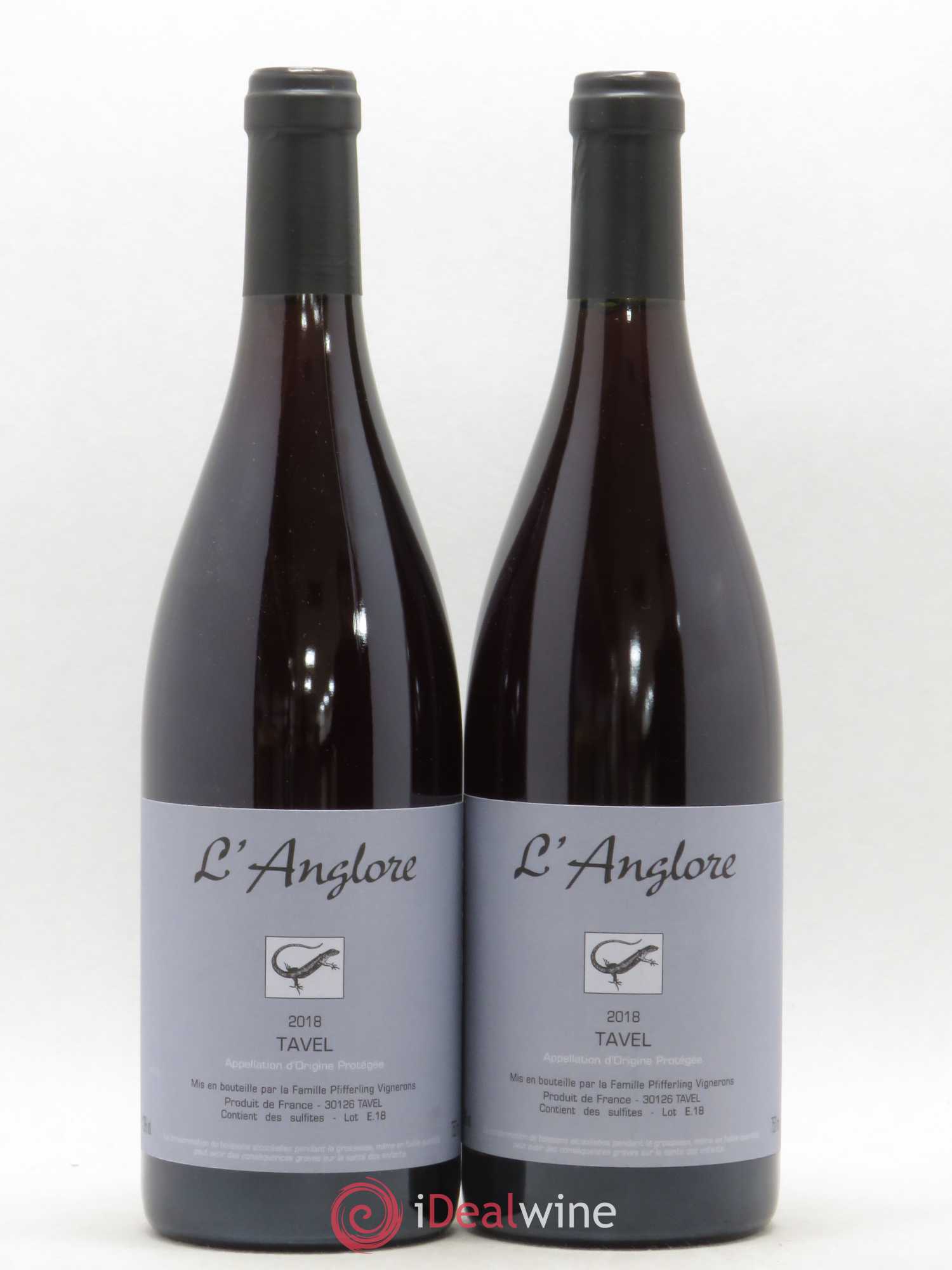 Tavel L'Anglore 2018 - Posten von 2 Flaschen - 0