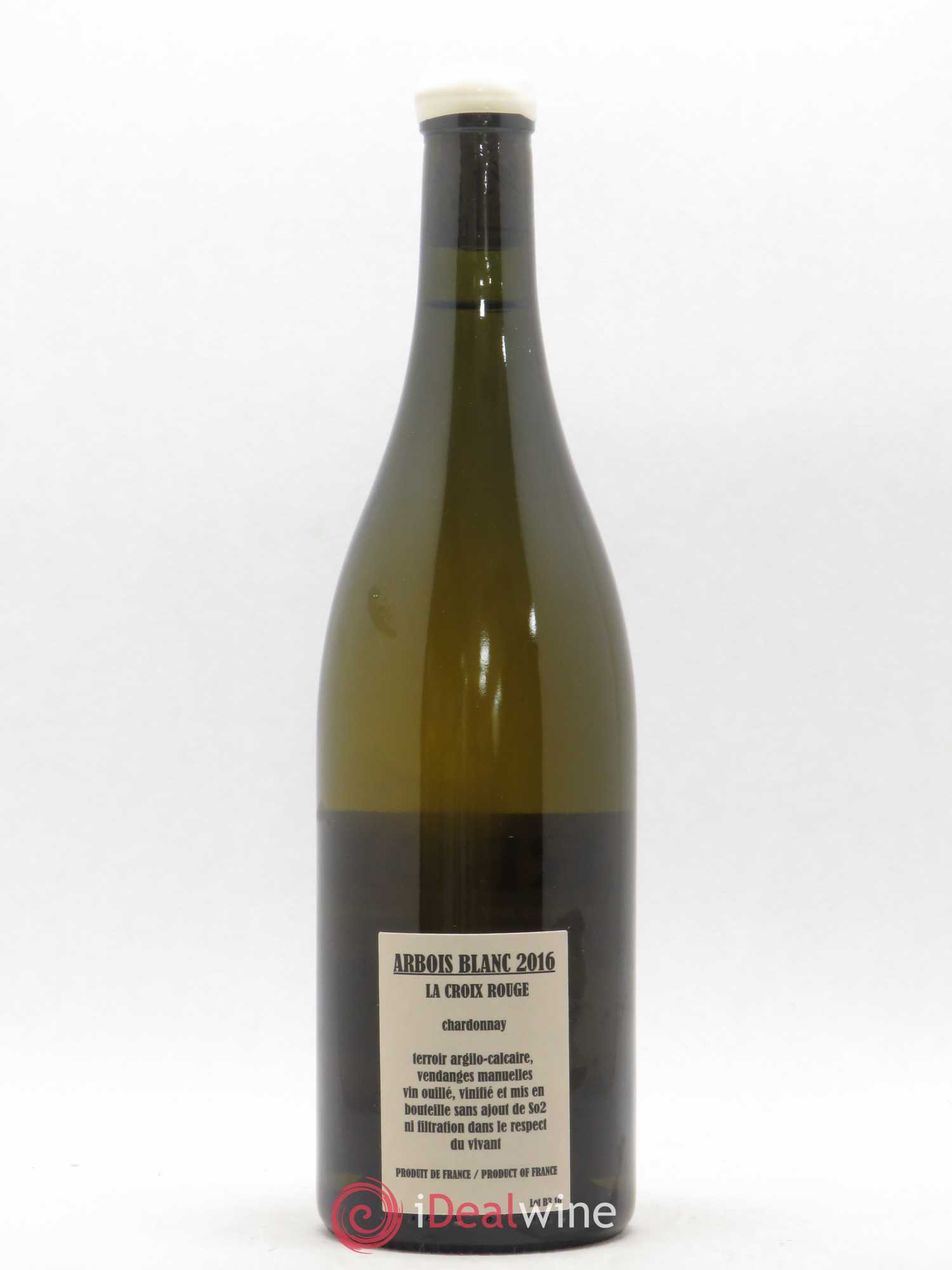 Arbois Chardonnay La Croix Rouge Adeline Houillon & Renaud Bruyère 2016 - Lot de 1 bouteille - 1