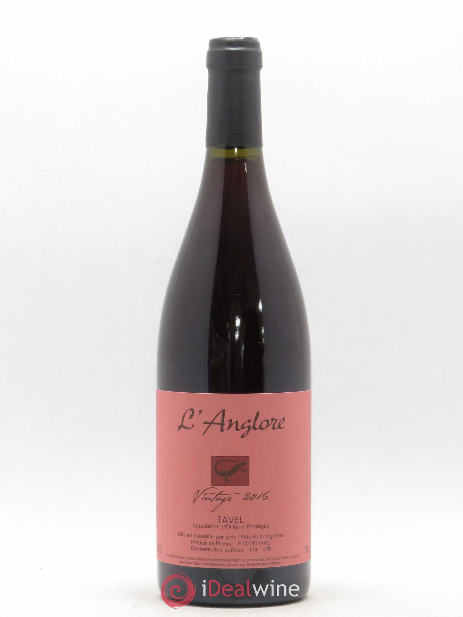 Tavel Vintage L'Anglore 2016 - Lot de 1 bouteille - 0