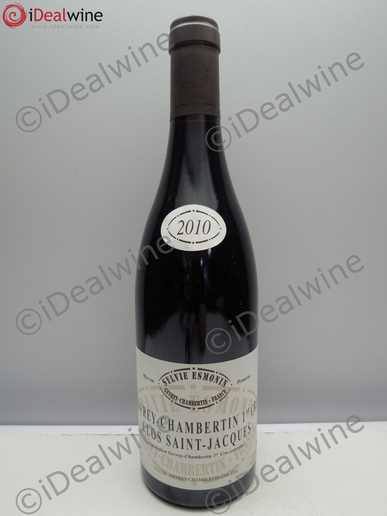 Gevrey-Chambertin 1er Cru Clos Saint Jacques Sylvie Esmonin 2010 - Lot de 1 bouteille - 0