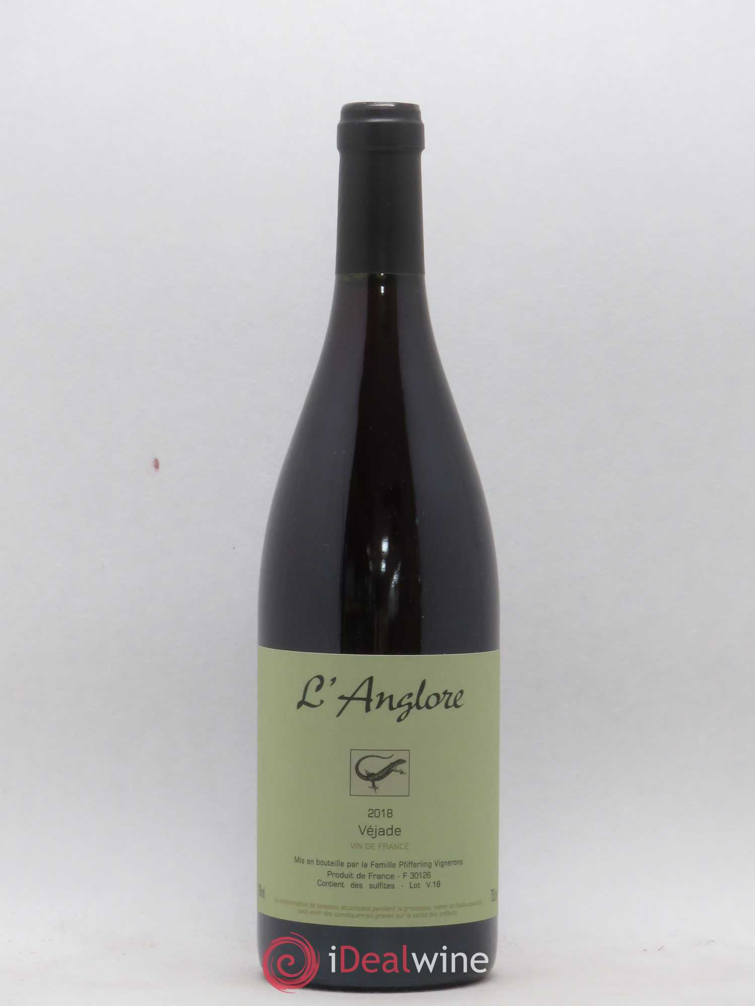 Vin de France Véjade L'Anglore 2018 - Lot de 1 bouteille - 0