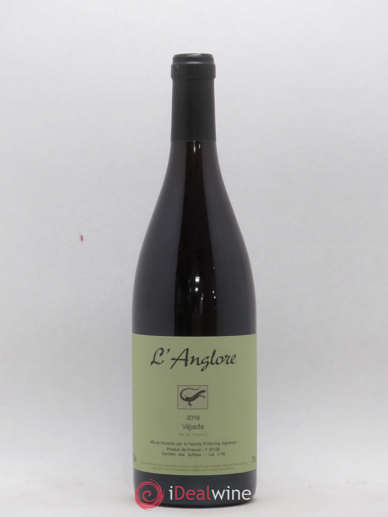 Vin de France Véjade L'Anglore 2018 - Lot de 1 bouteille - 0