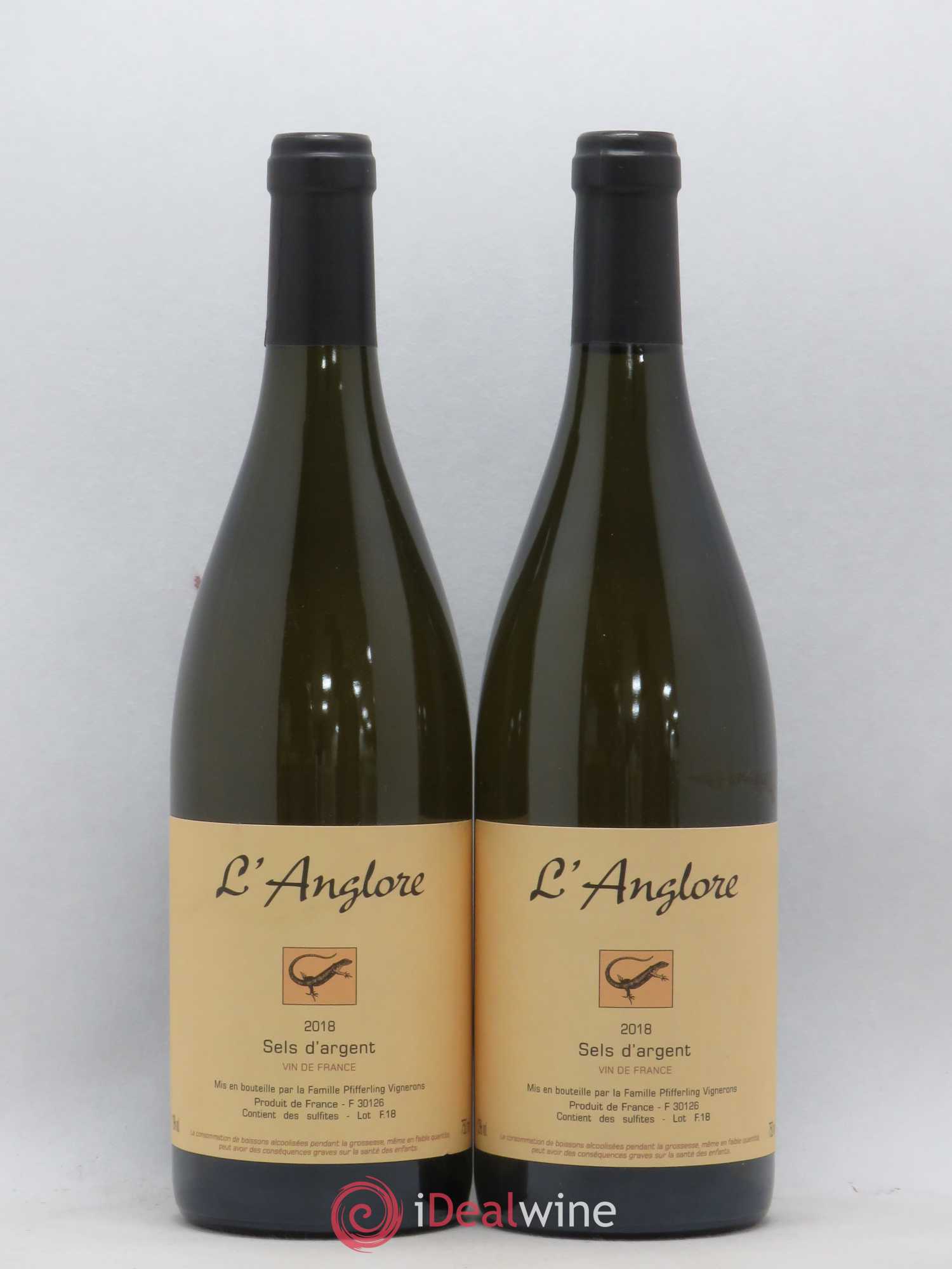 Vin de France Sels d'argent L'Anglore 2018 - Lot de 2 bouteilles - 0