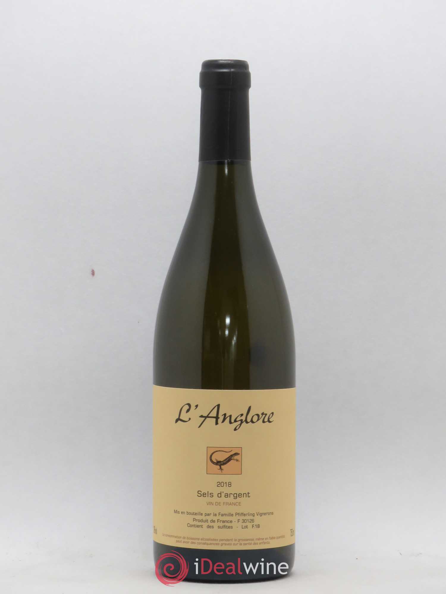 Vin de France Sels d'argent L'Anglore 2018 - Lot de 1 bouteille - 0