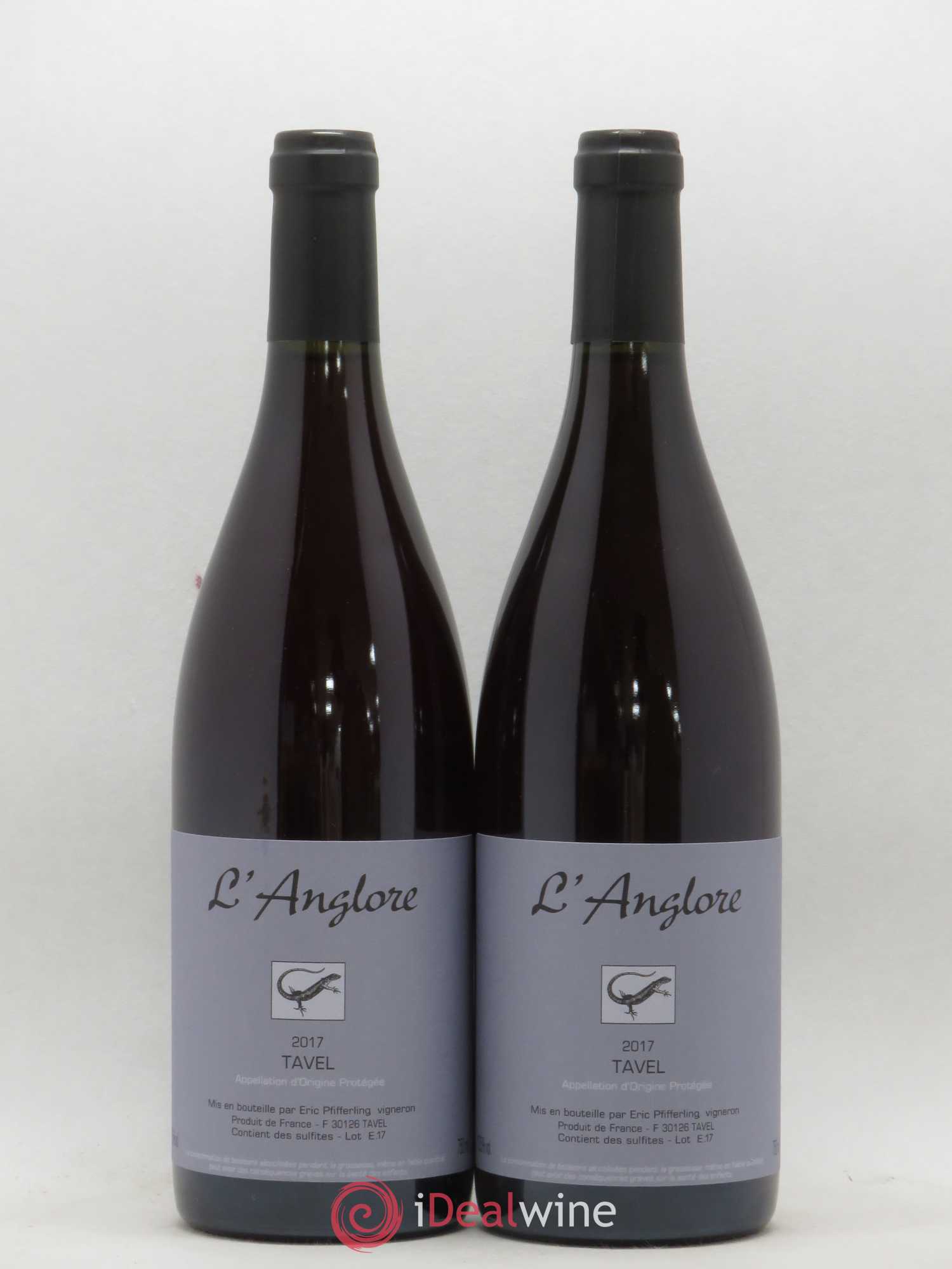 Tavel L'Anglore 2017 - Lot de 2 bouteilles - 0