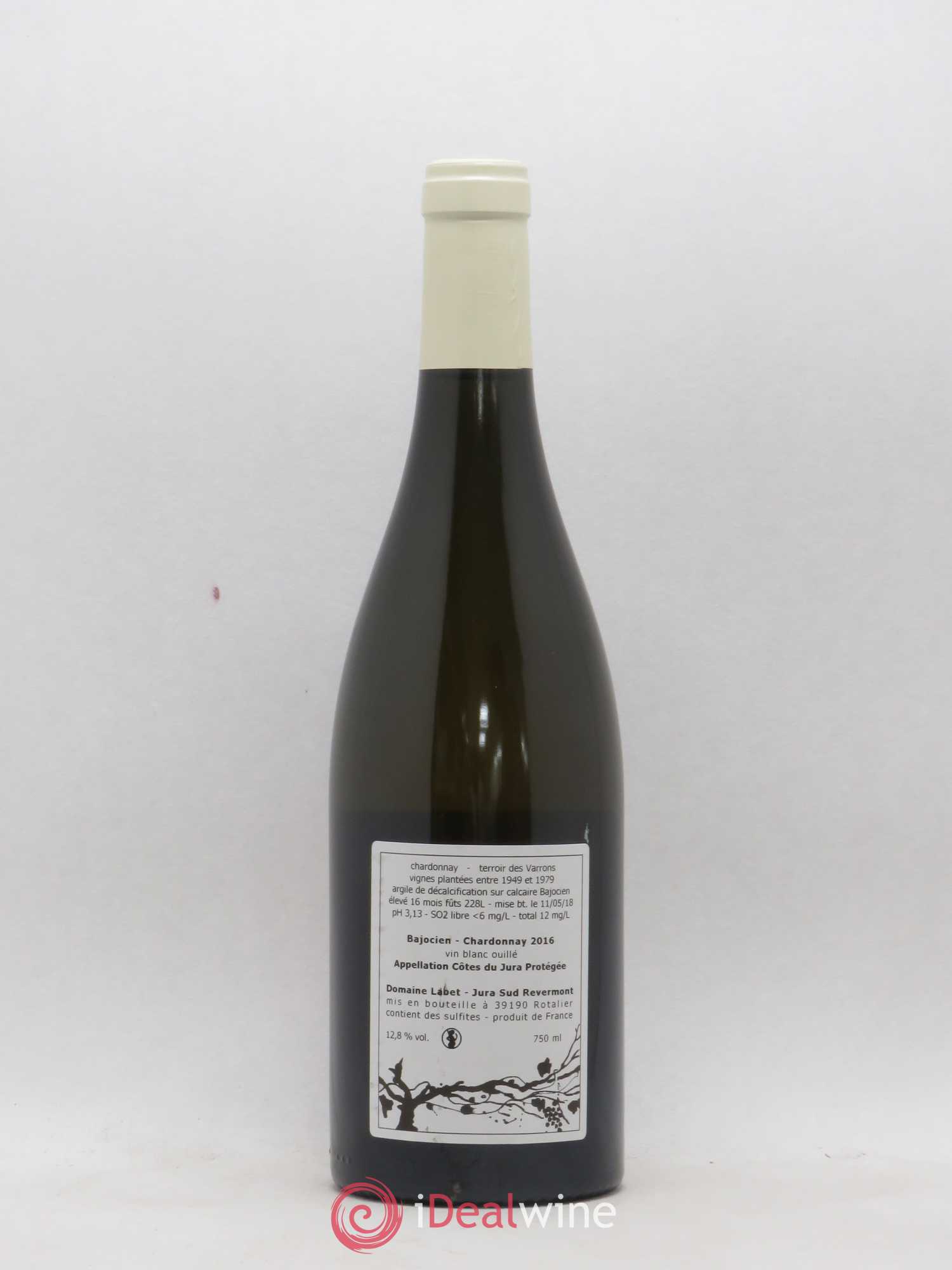 Côtes du Jura Chardonnay Bajocien Romain - Julien - Charline Labet 2016 - Lot de 1 bouteille - 1