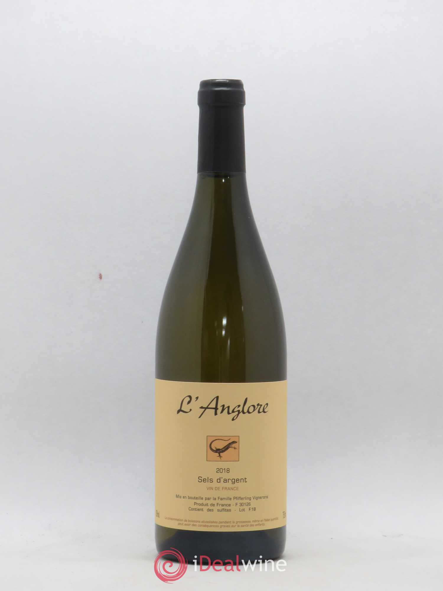 Vin de France Sels d'argent L'Anglore 2018 - Lot de 1 bouteille - 0