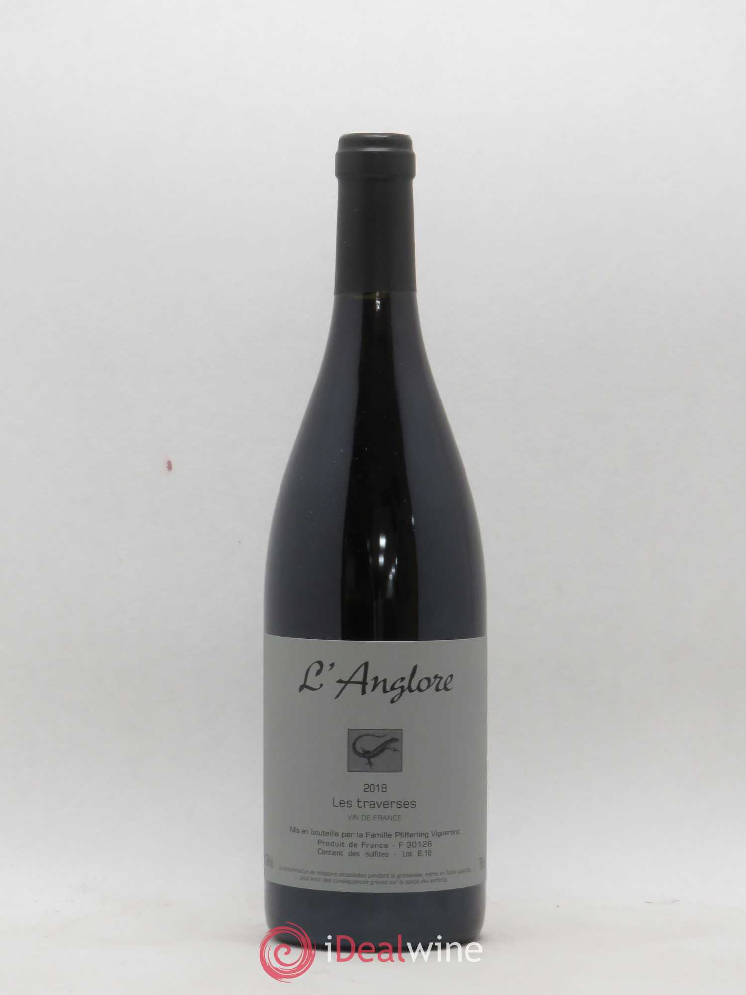 Vin de France Les Traverses L'Anglore 2018 - Lot de 1 bouteille - 0