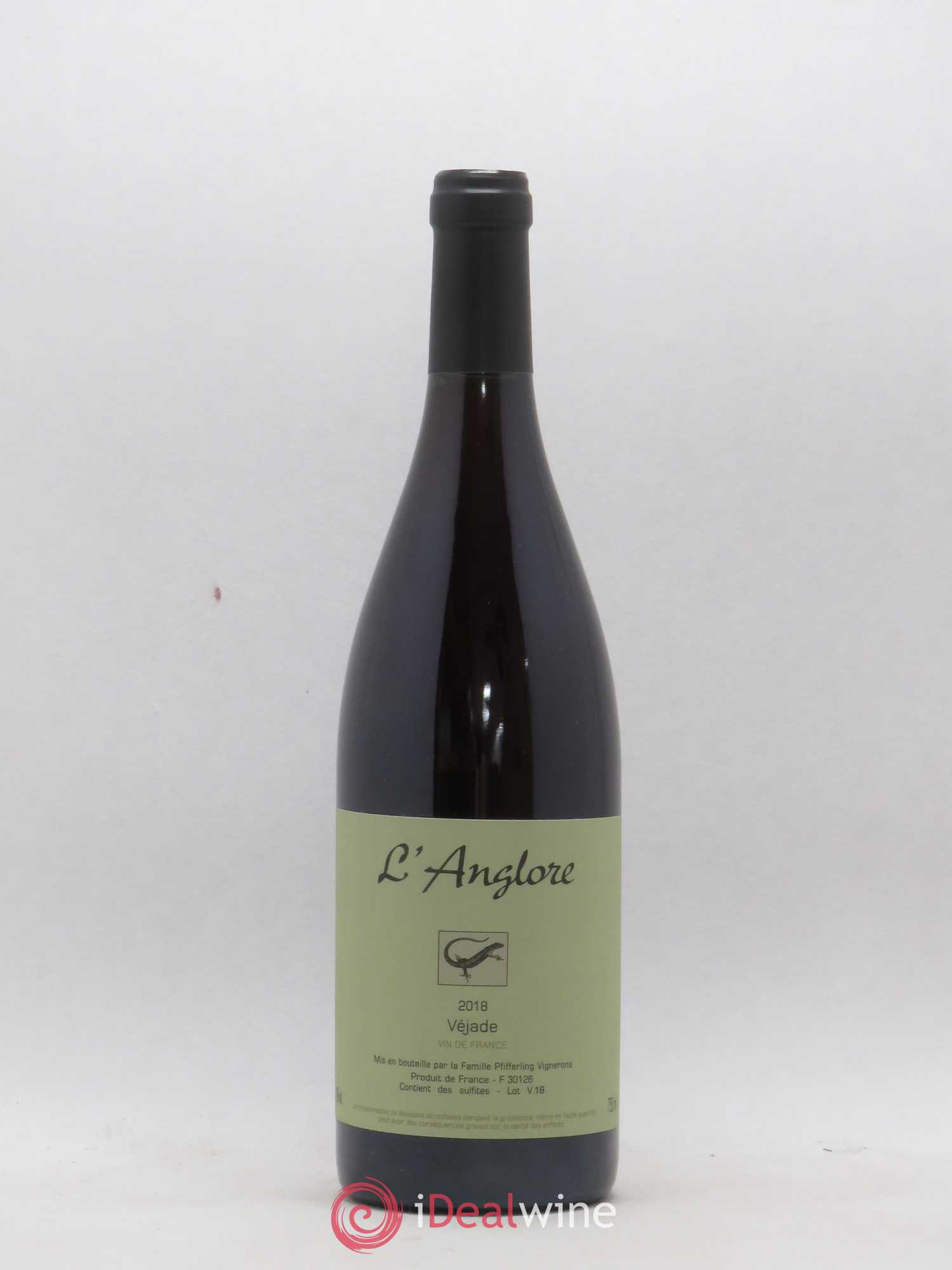 Vin de France Véjade L'Anglore 2018 - Lot de 1 bouteille - 0