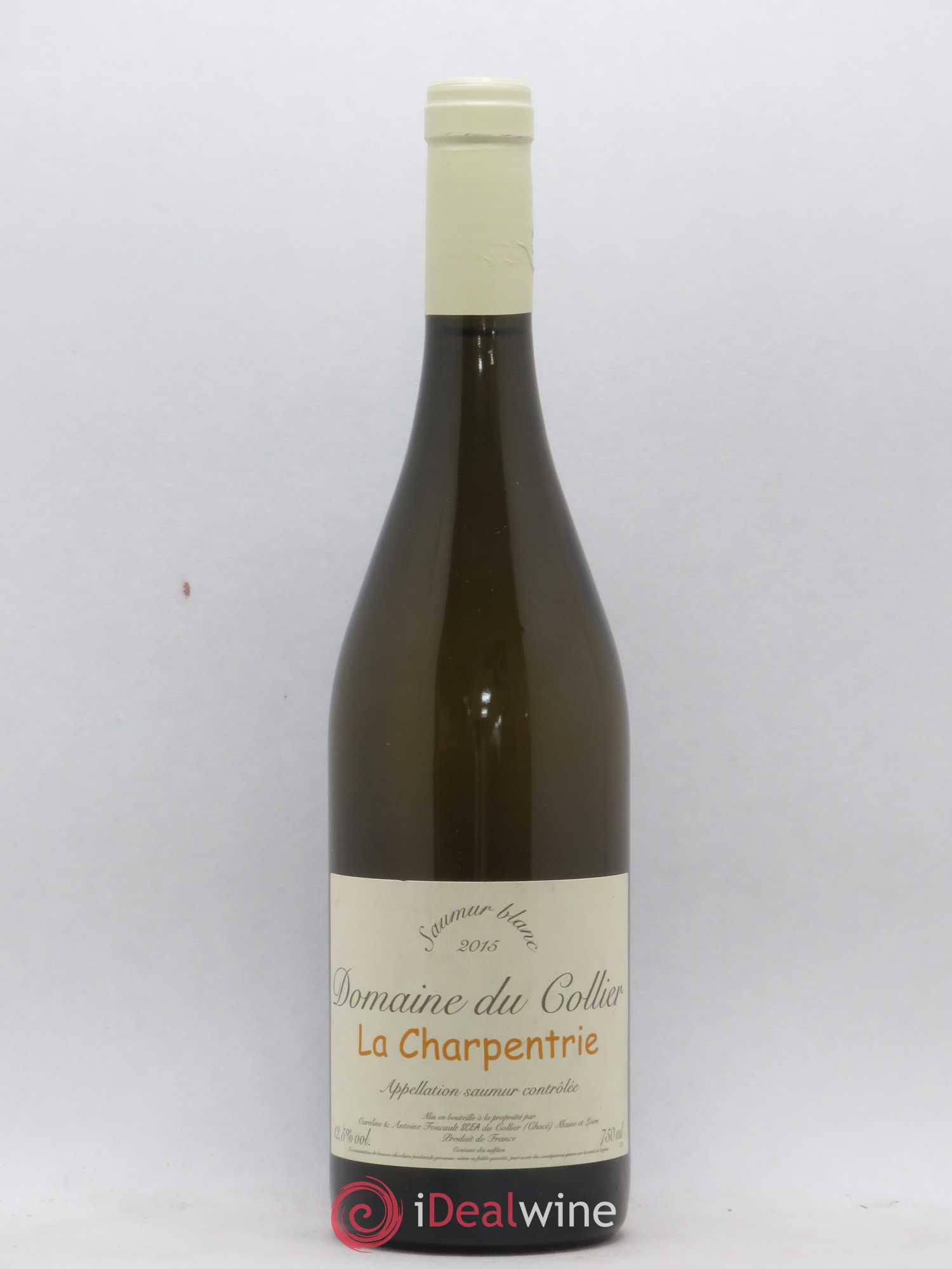 Saumur La Charpentrie Domaine du Collier 2015 - Lot de 1 bouteille - 0