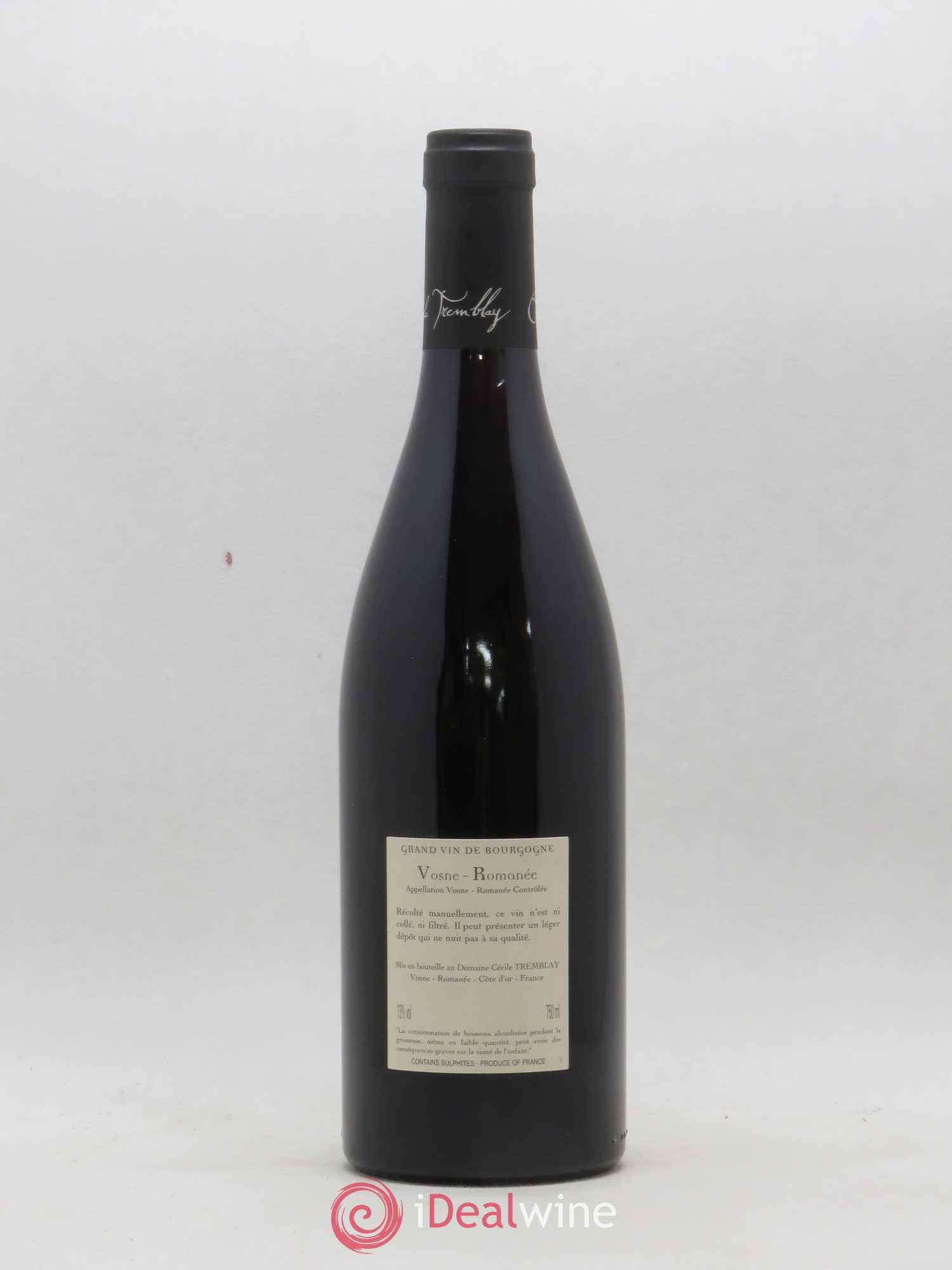 Vosne-Romanée Vieilles Vignes Cécile Tremblay 2017 - Lot de 1 bouteille - 1