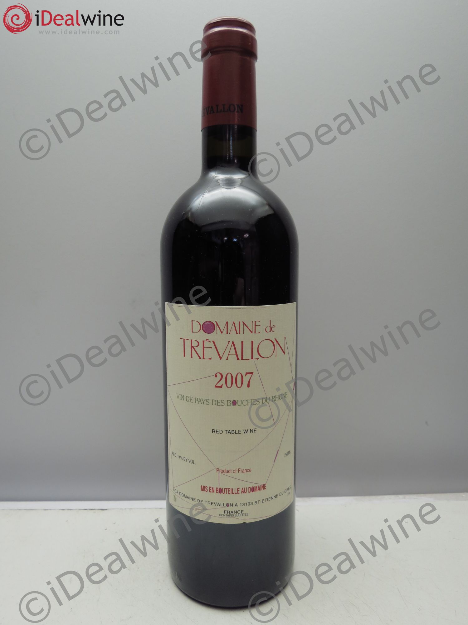 VDP Bouches du Rhône Trévallon (Domaine de) Eloi Dürrbach 2007 - Lot de 1 bouteille - 0