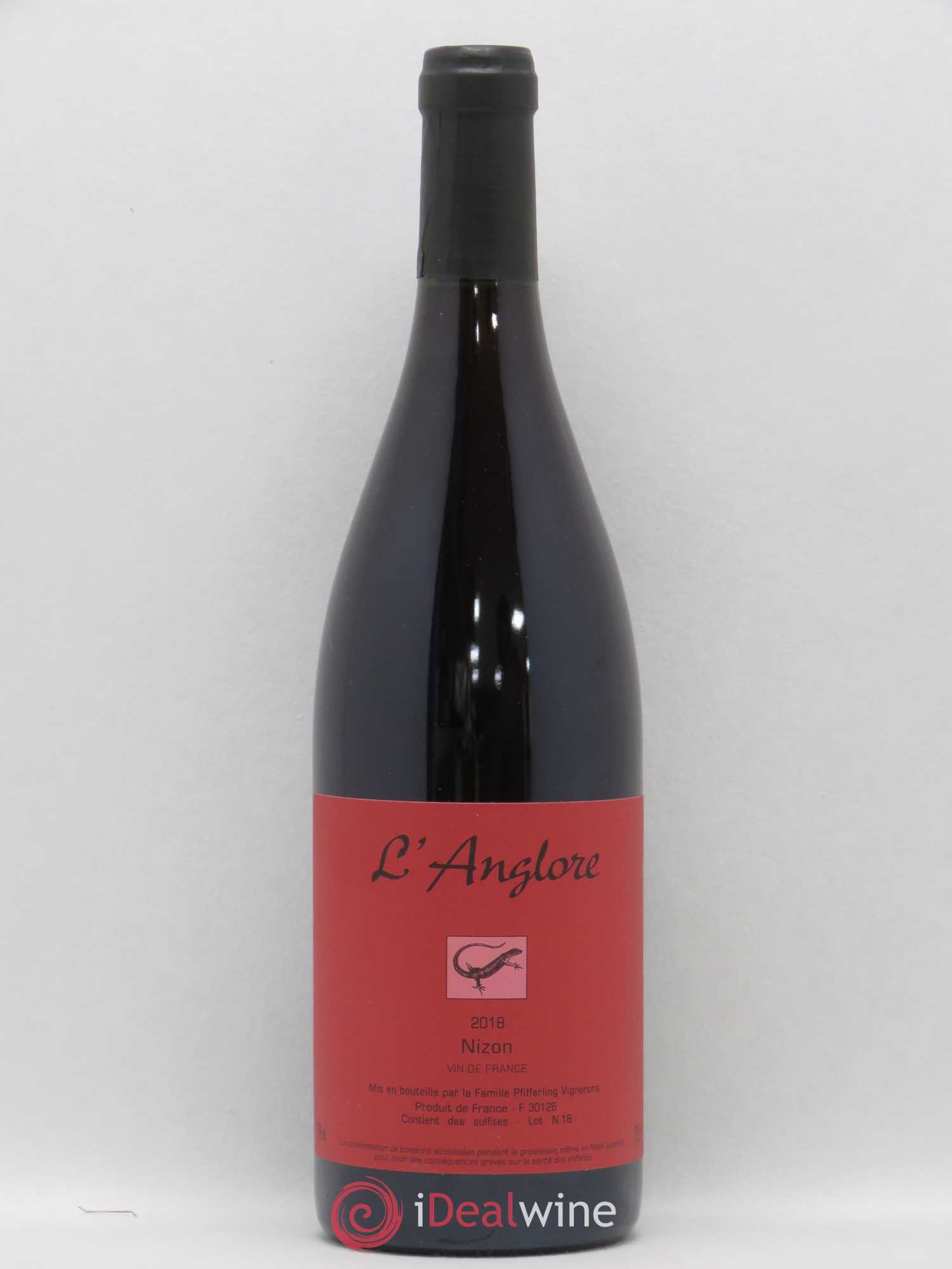 Vin de France Nizon L'Anglore 2018 - Lot de 1 bouteille - 0