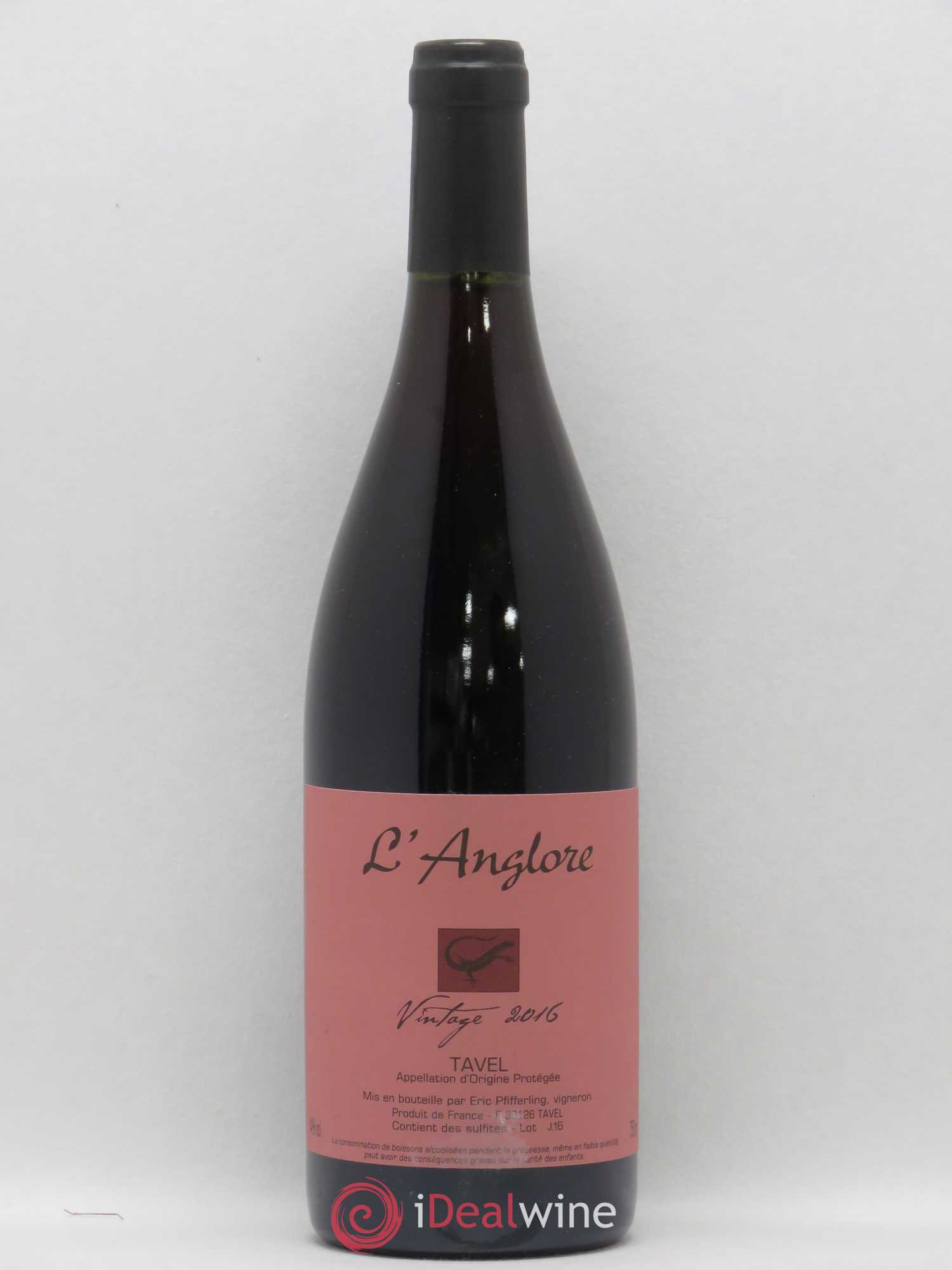 Tavel Vintage L'Anglore 2016 - Lot de 1 bouteille - 0