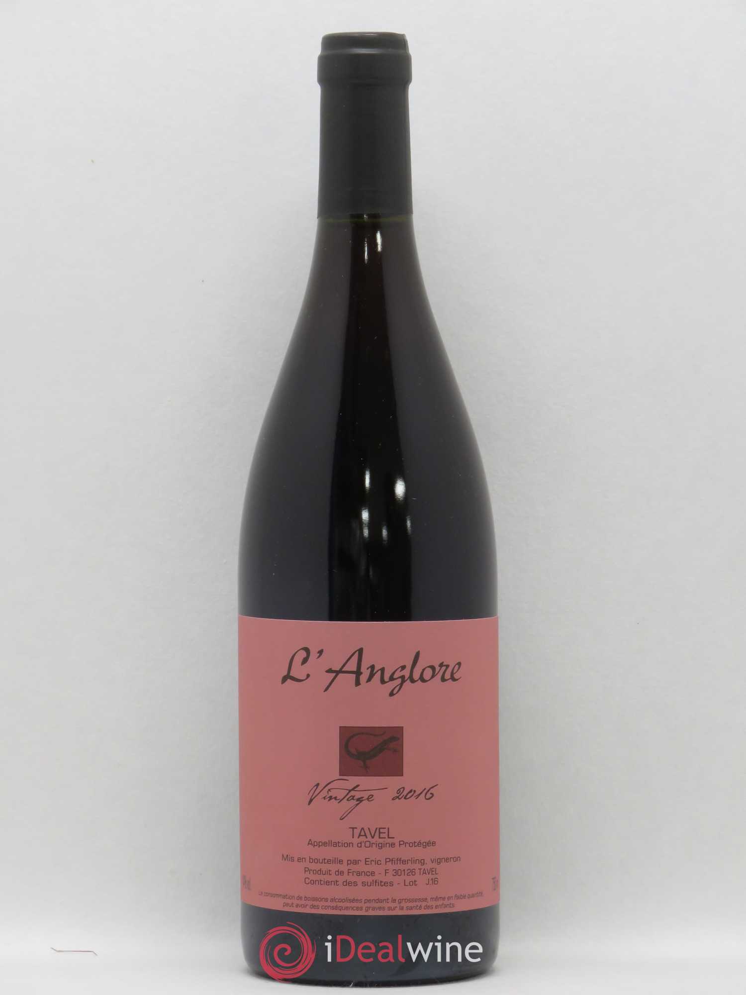 Tavel Vintage L'Anglore 2016 - Lot de 1 bouteille - 0