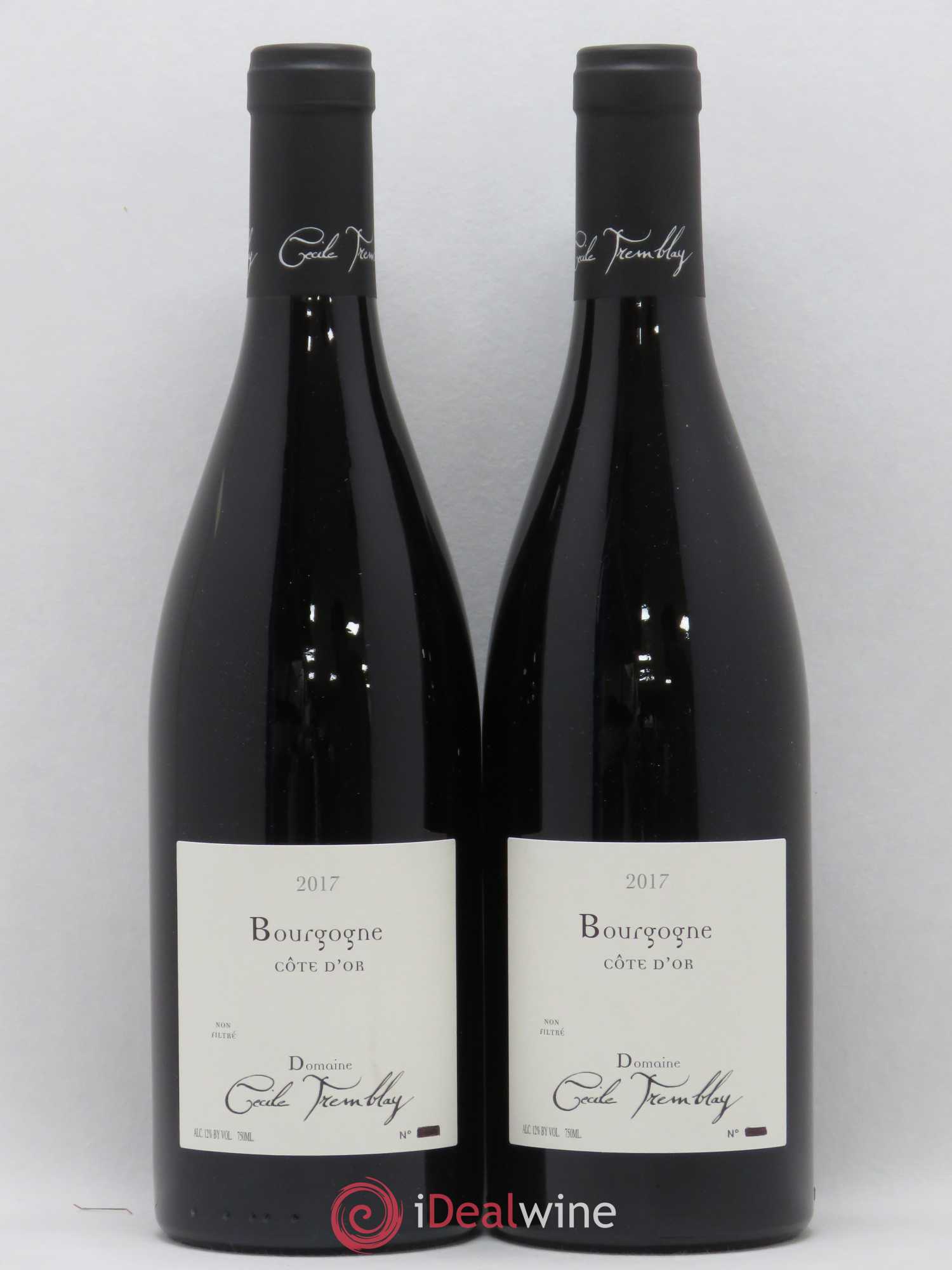 Bourgogne Côte-d'Or Cécile Tremblay 2017 - Lot de 2 bouteilles - 0