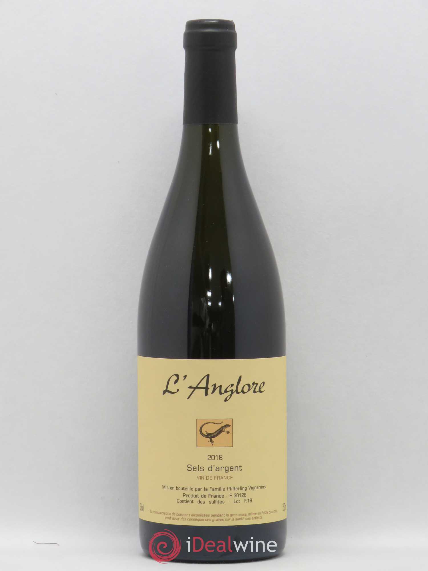 Vin de France Sels d'argent L'Anglore 2018 - Lot de 1 bouteille - 0