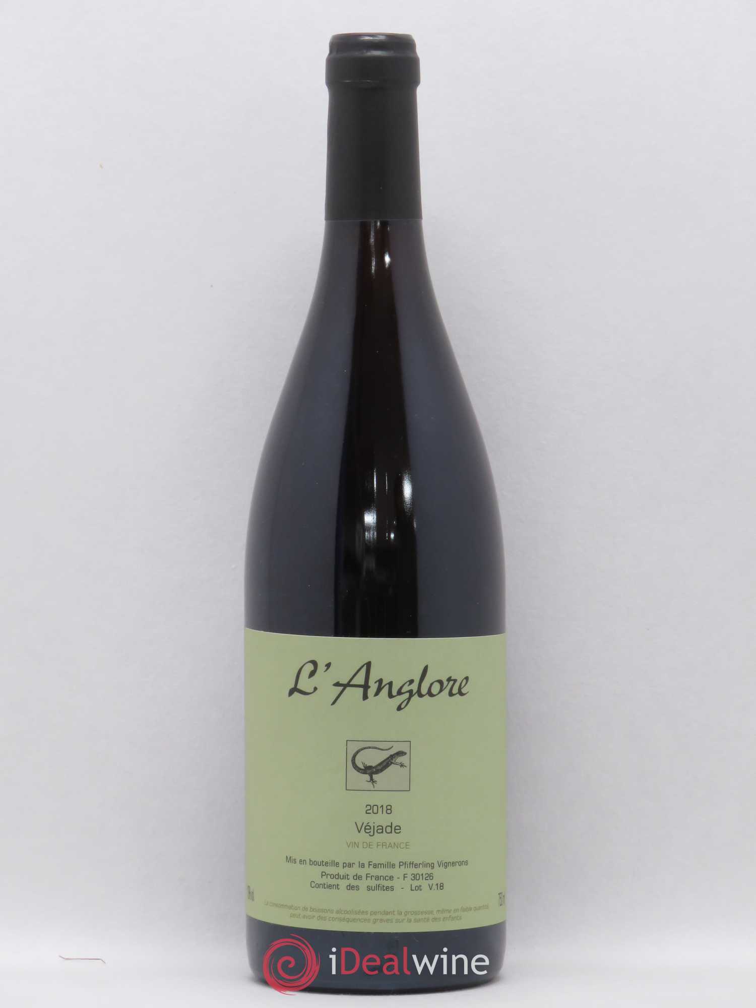Vin de France Véjade L'Anglore 2018 - Lot de 1 bouteille - 0
