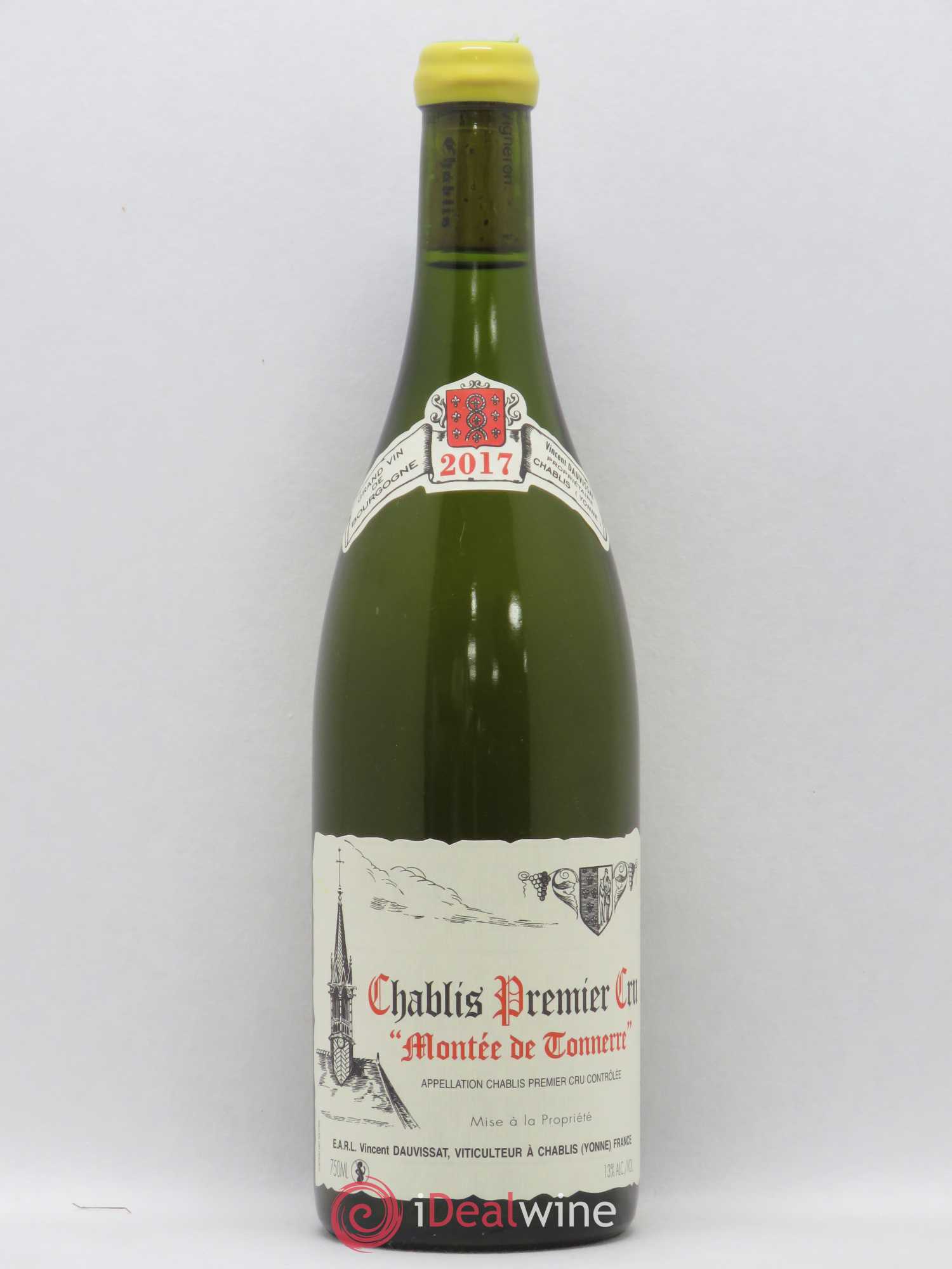 Chablis 1er Cru Montée de Tonnerre Vincent Dauvissat (Domaine) 2017 - Lot de 1 bouteille - 0