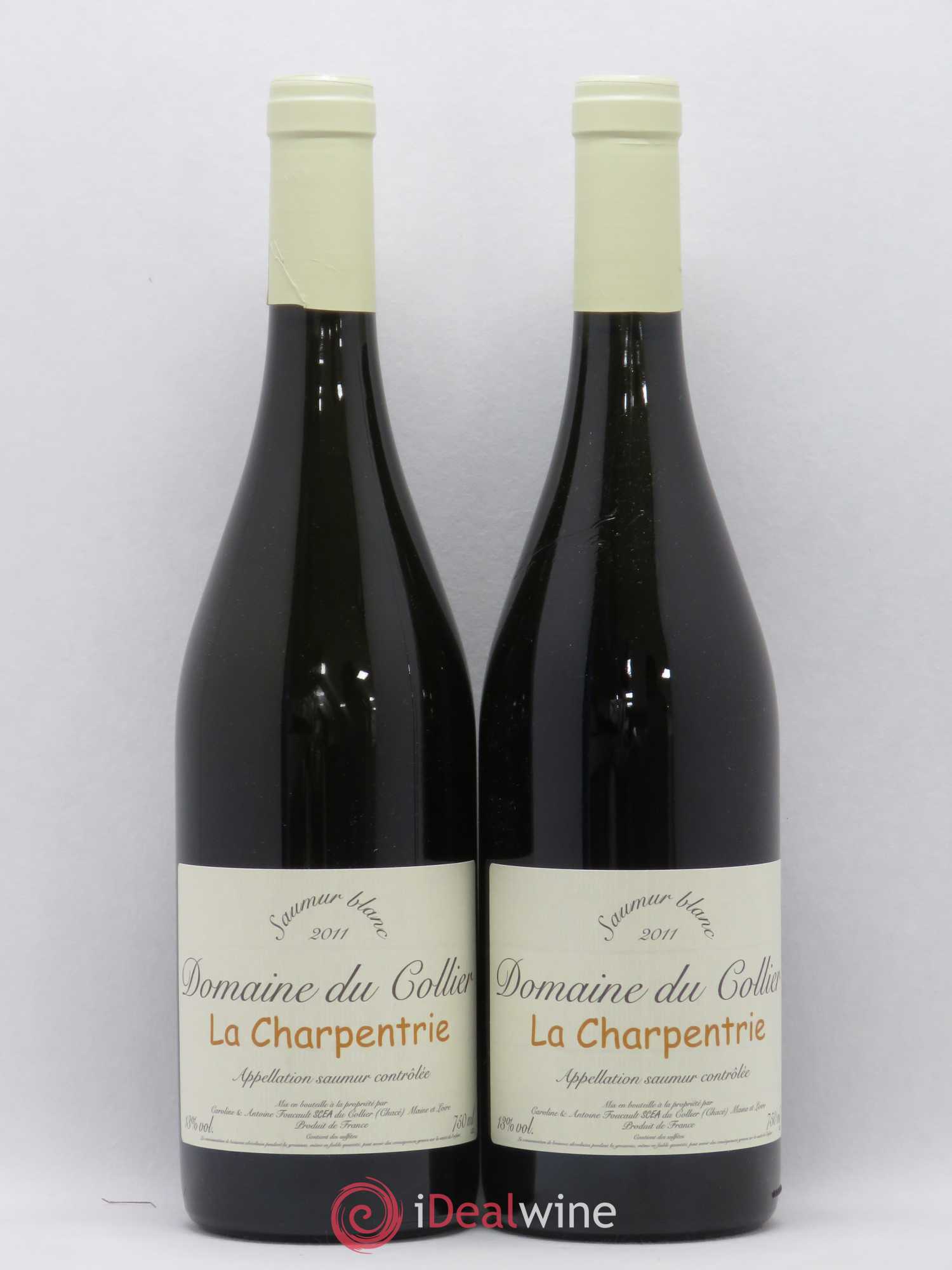 Saumur La Charpentrie Domaine du Collier 2011 - Lot de 2 bouteilles - 0