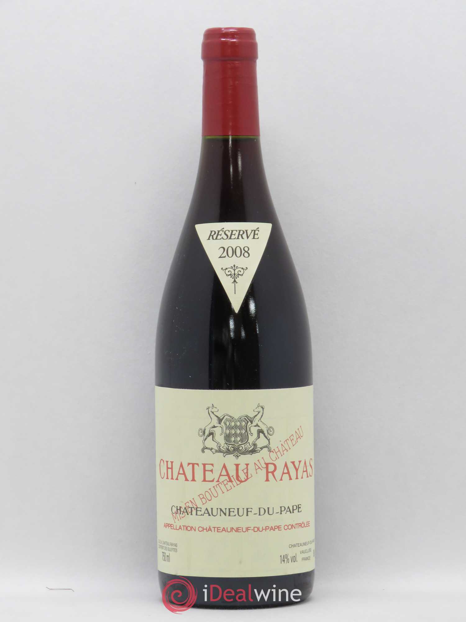 Châteauneuf-du-Pape Château Rayas Emmanuel Reynaud 2008 - Lot de 1 bouteille - 0