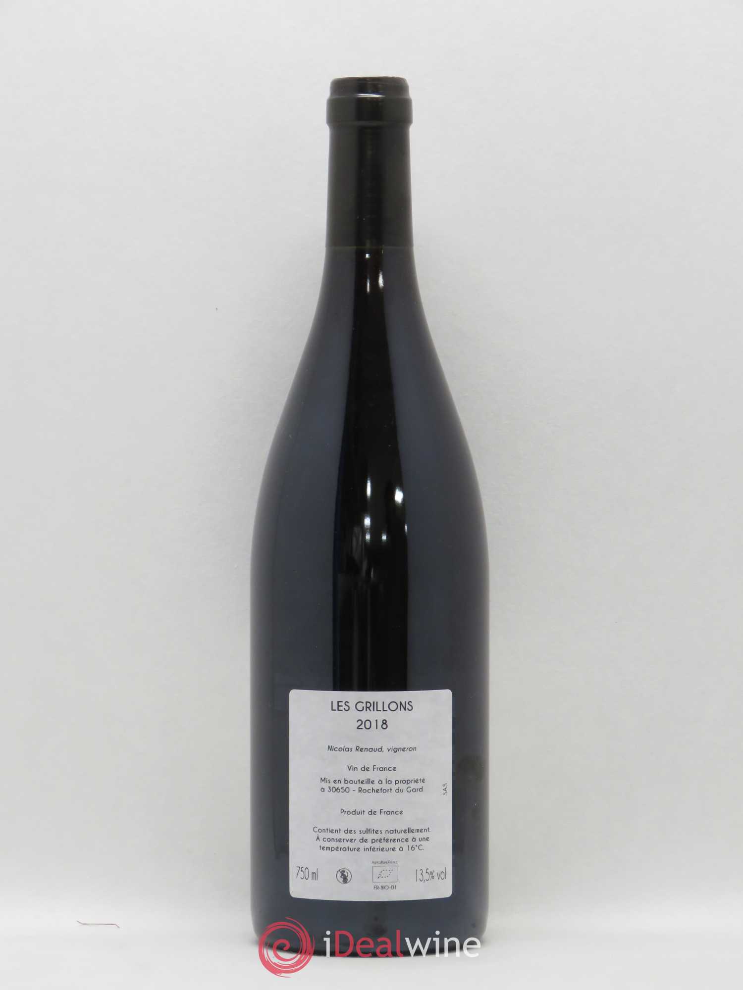 Vin de France Clos des Grillons 2018 - Lot de 1 bouteille - 1