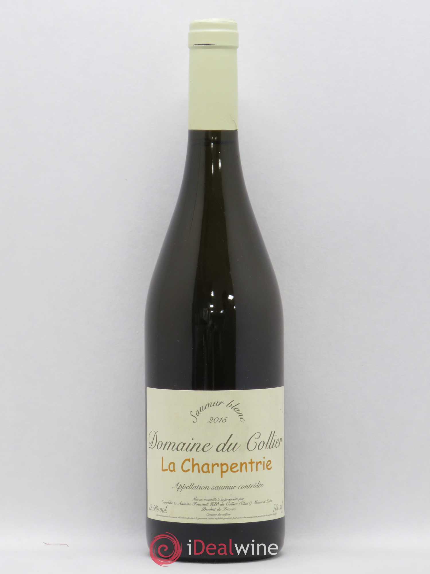 Saumur La Charpentrie Domaine du Collier 2015 - Lot de 1 bouteille - 0