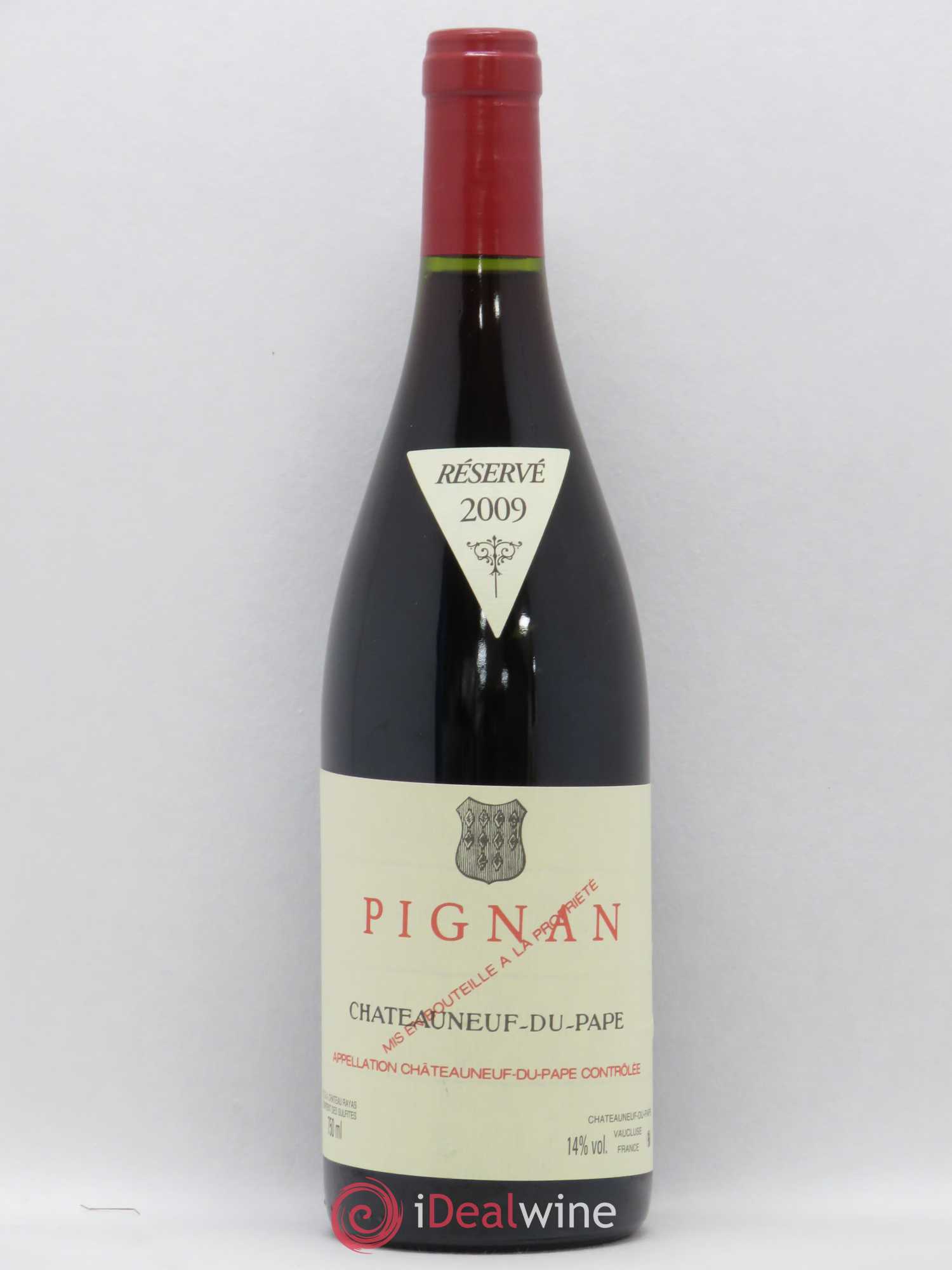 Châteauneuf-du-Pape Pignan Emmanuel Reynaud 2009 - Lot de 1 bouteille - 0