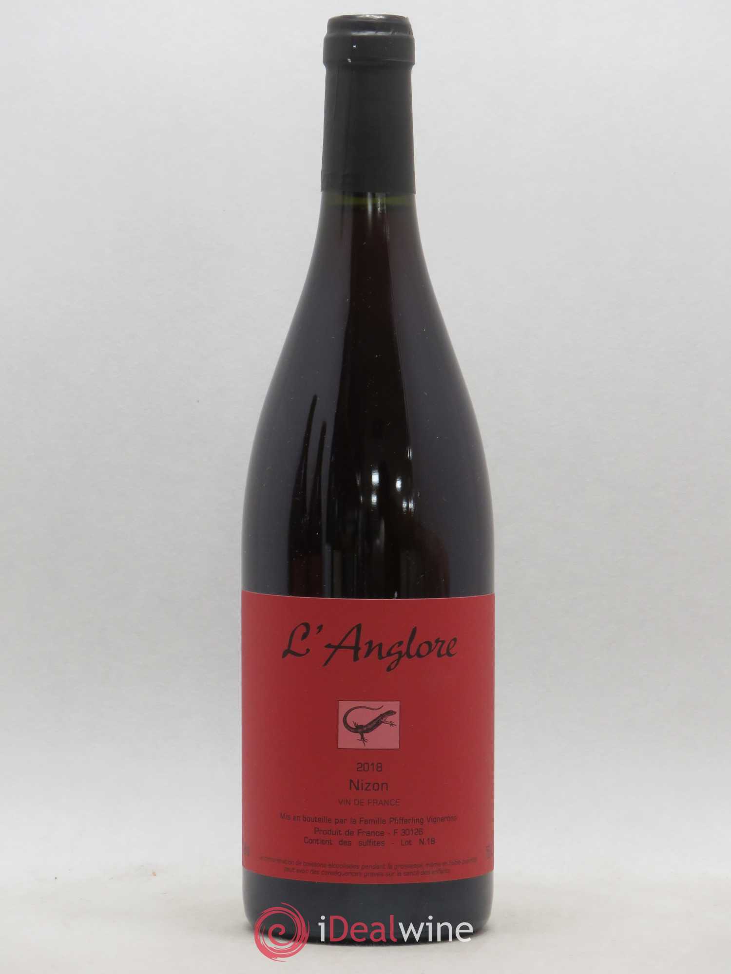 Vin de France Nizon L'Anglore 2018 - Lot de 1 bouteille - 0
